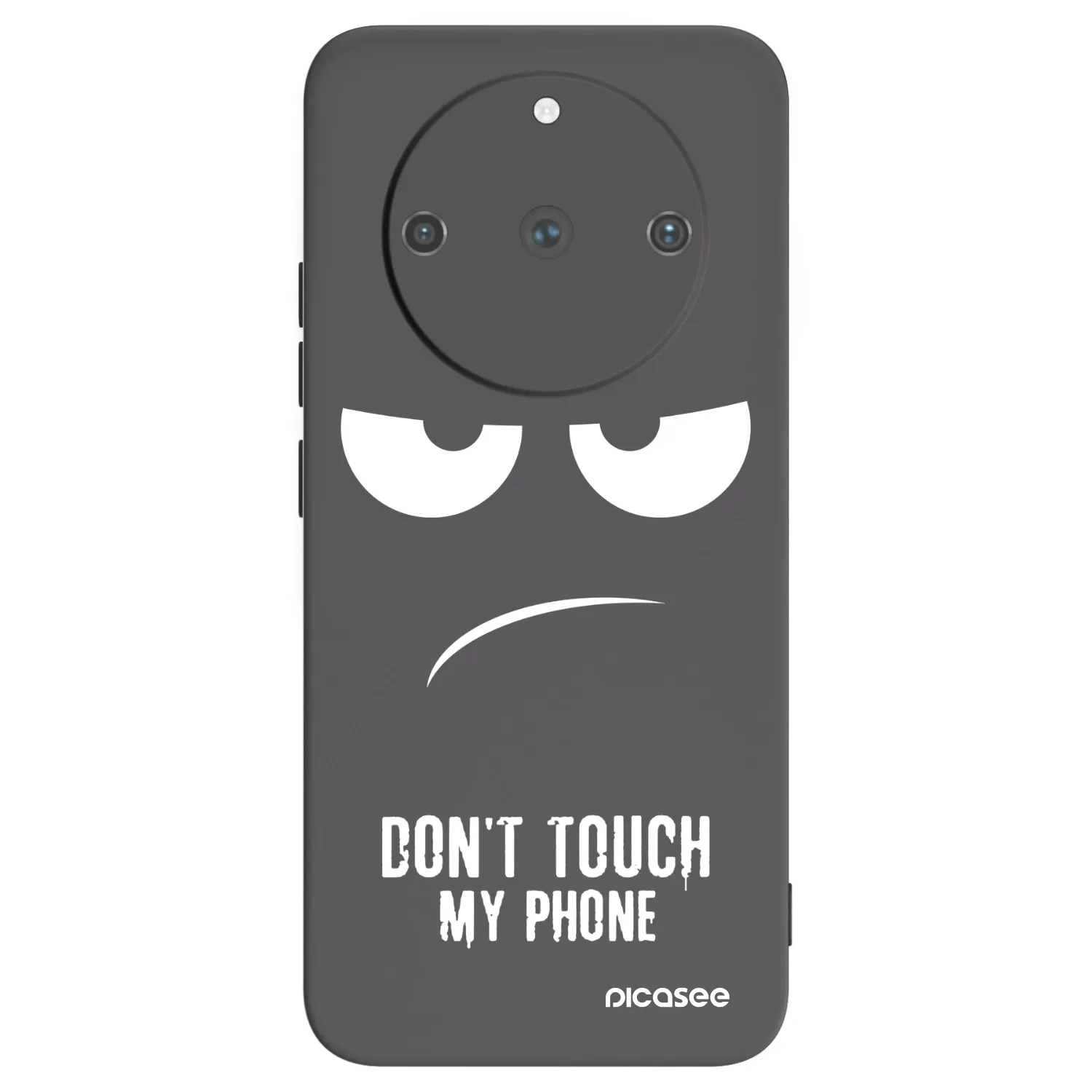 Picasee husă neagră din silicon pentru Realme 11 Pro+ - Don't Touch My Phone