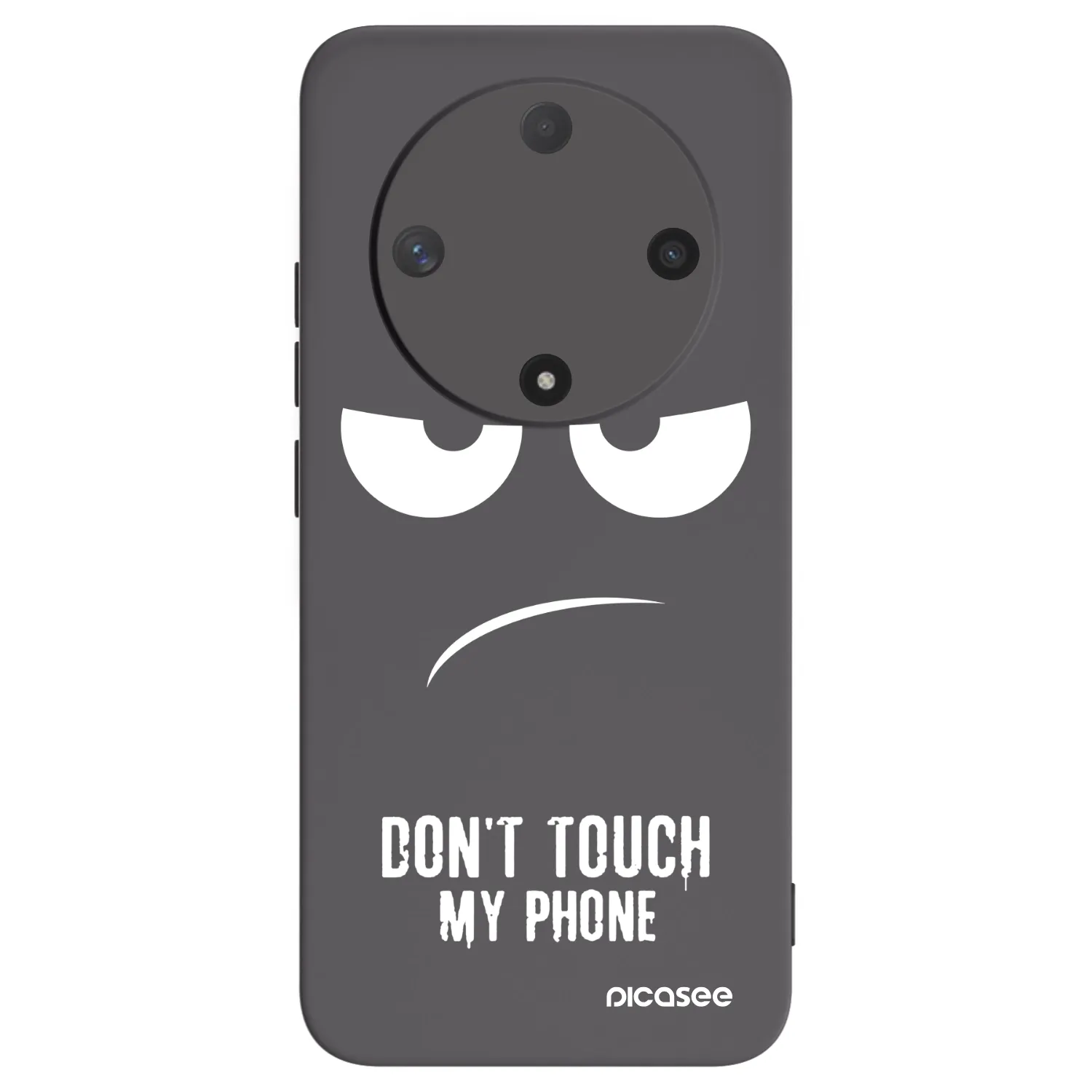 Picasee husă neagră din silicon pentru Honor Magic6 Lite 5G - Don't Touch My Phone
