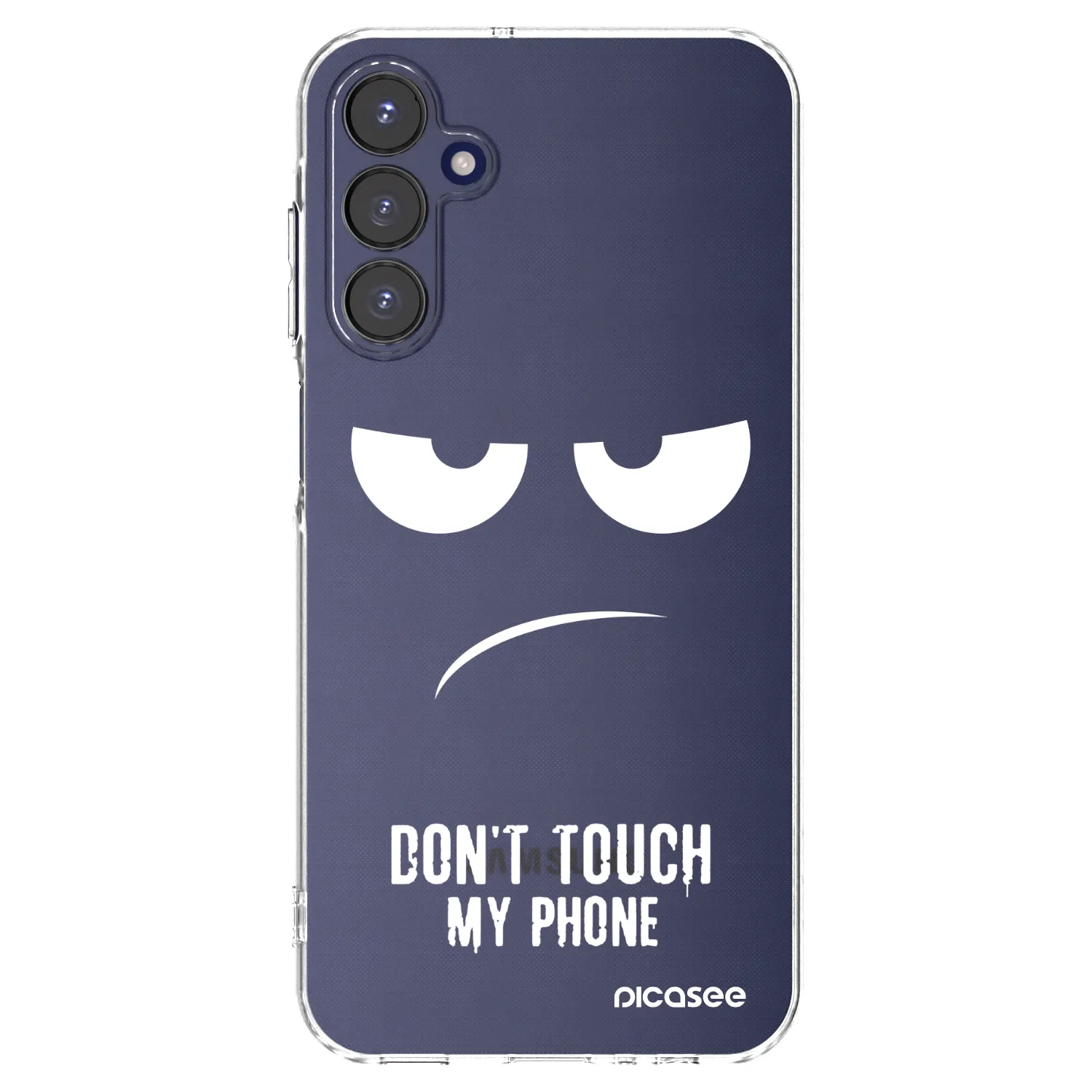 Picasee husă transparentă din silicon pentru Samsung Galaxy A15 A155F 4G - Don't Touch My Phone