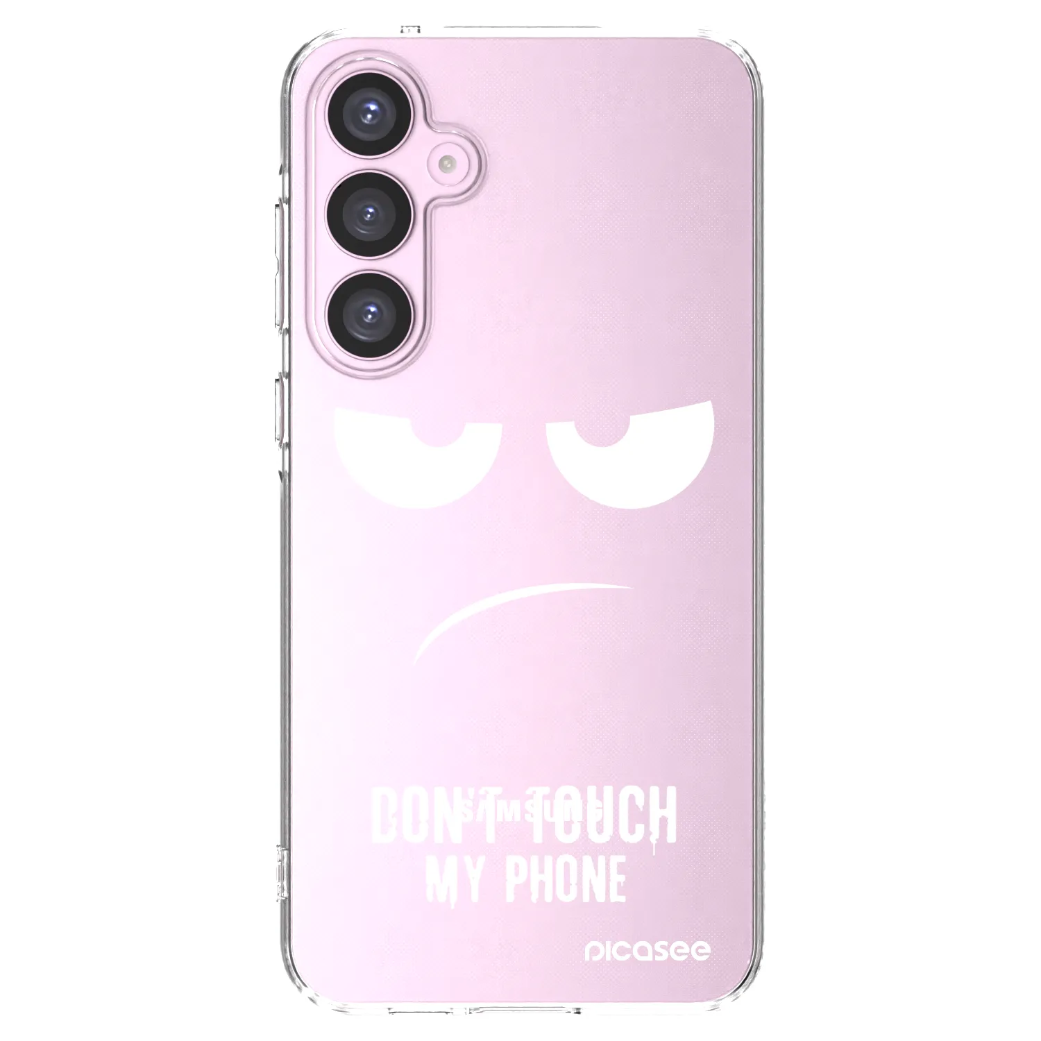 Picasee husă transparentă din silicon pentru Samsung Galaxy A55 5G A556B - Don't Touch My Phone