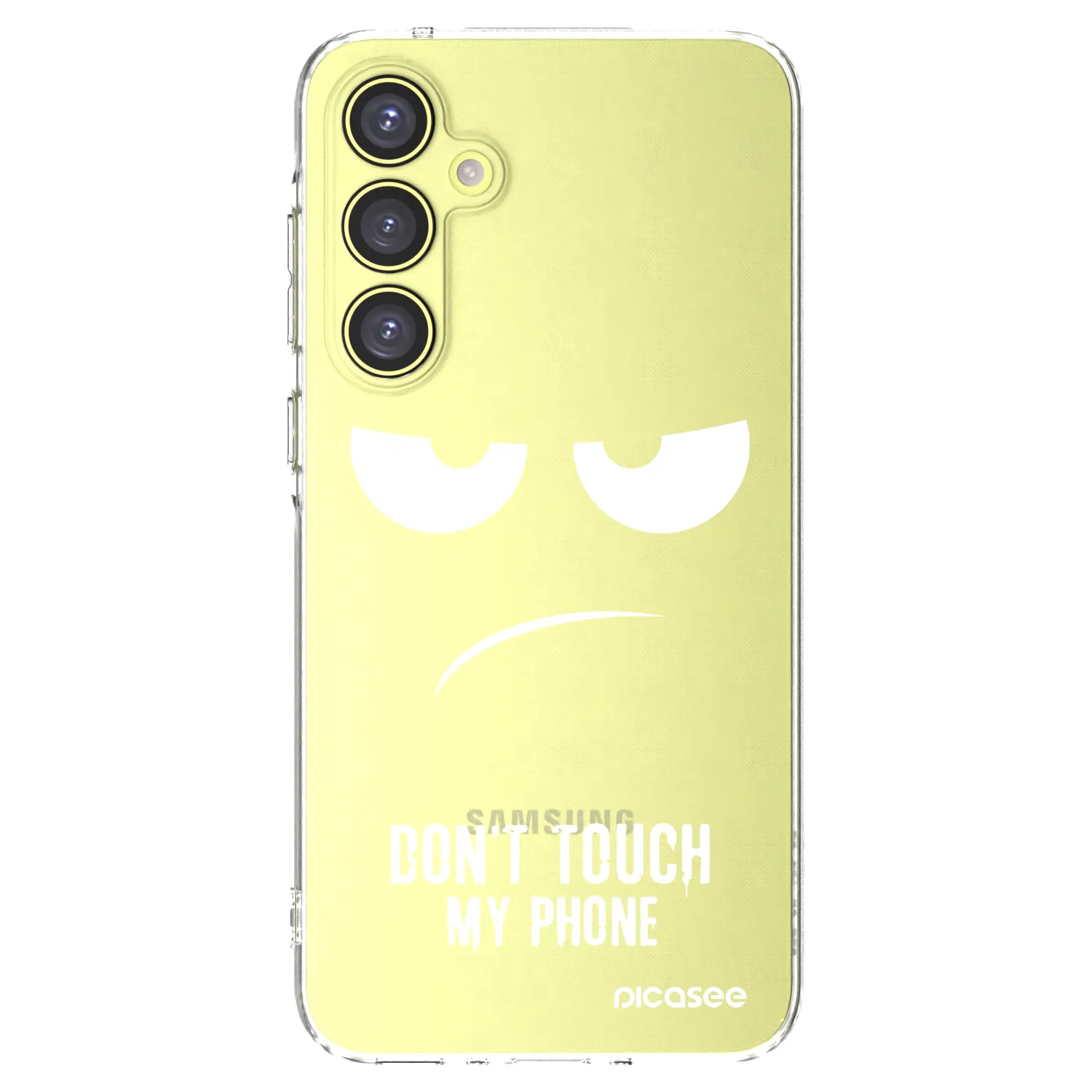 Picasee husă transparentă din silicon pentru Samsung Galaxy A35 5G A356B - Don't Touch My Phone
