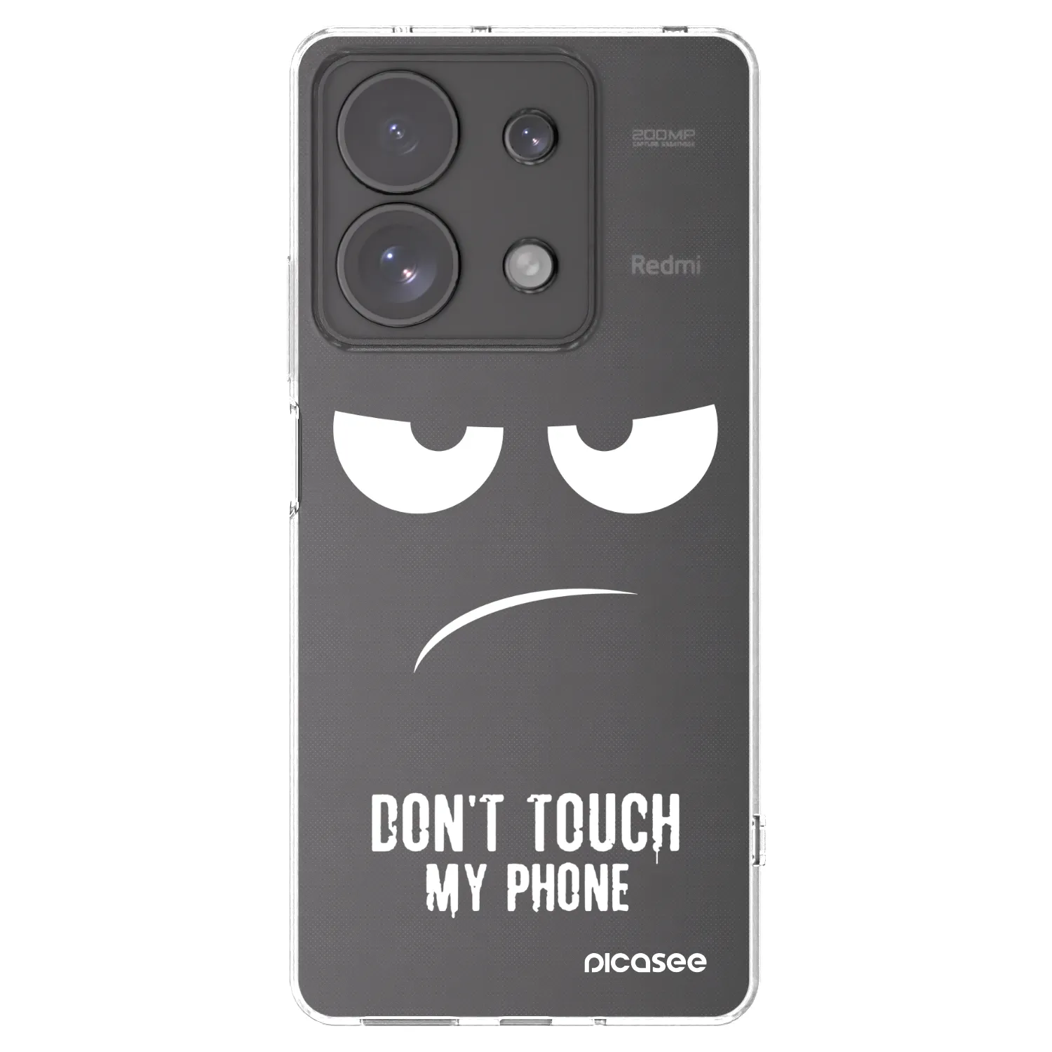 Picasee husă transparentă din silicon pentru Xiaomi Redmi Note 13 Pro 4G - Don't Touch My Phone