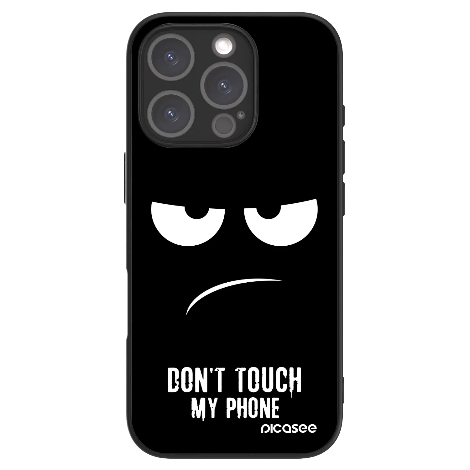 Picasee ULTIMATE CASE MagSafe pentru Apple iPhone 16 Pro - Don't Touch My Phone