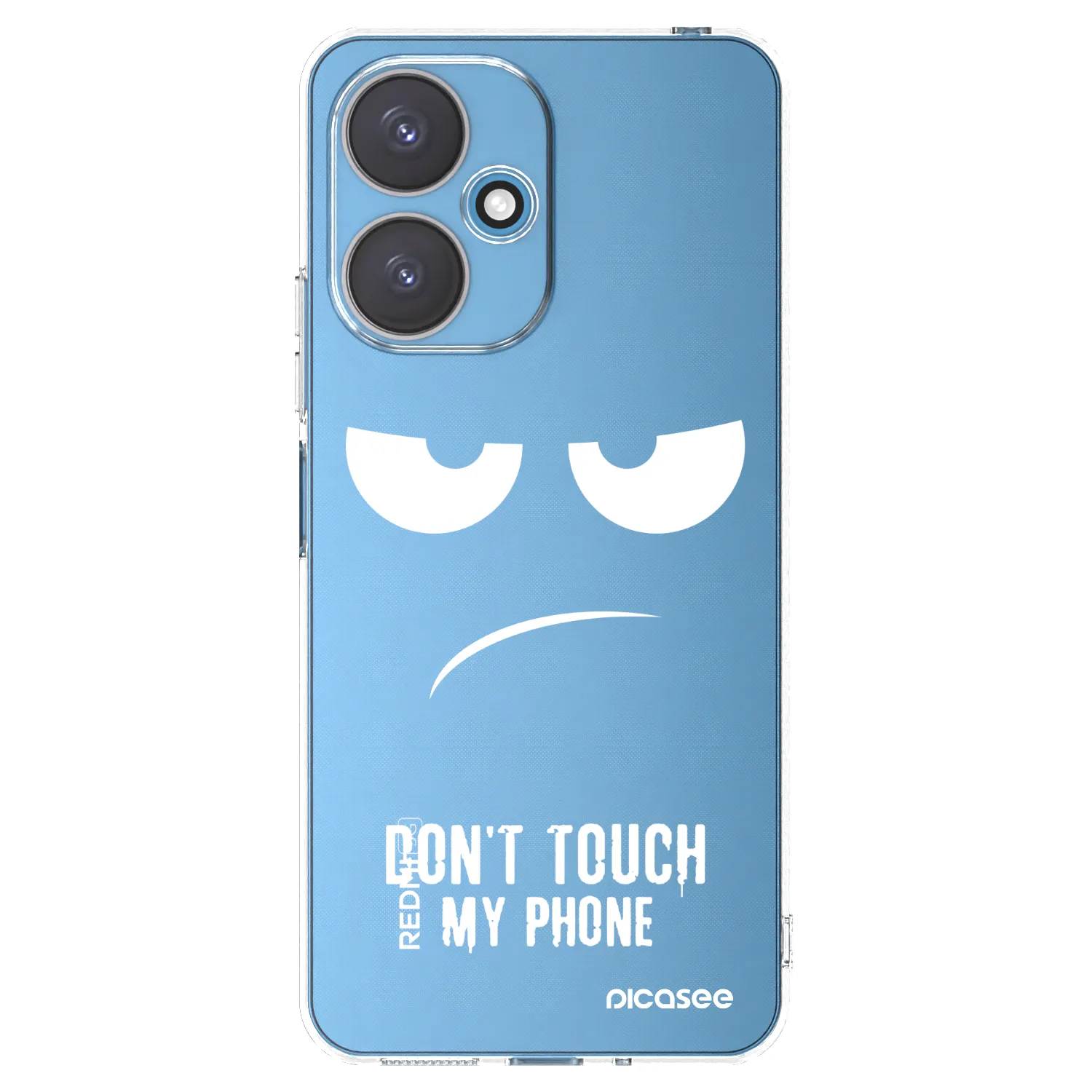 Picasee husă transparentă din silicon pentru Xiaomi Redmi 13C 5G - Don't Touch My Phone