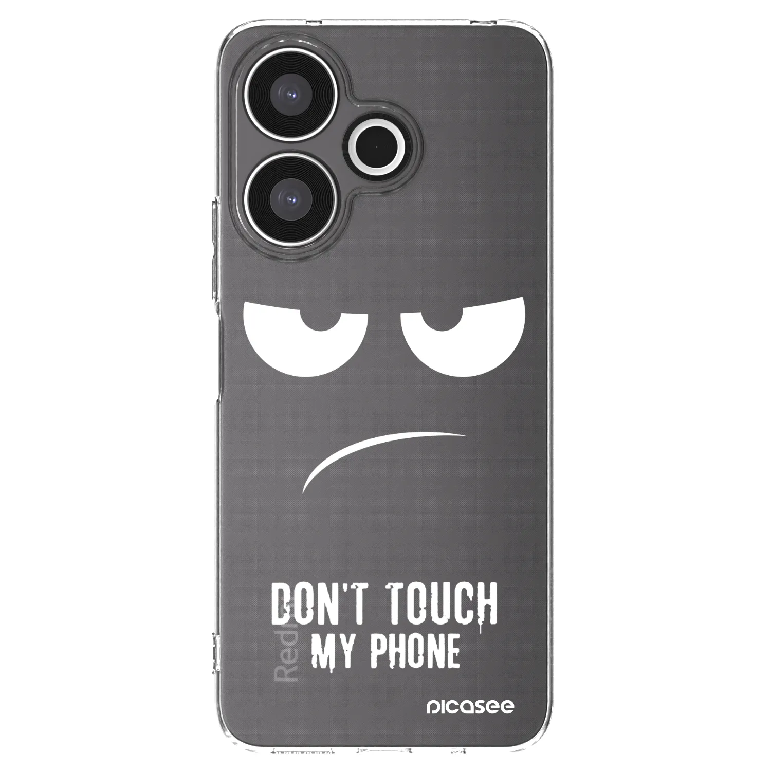 Picasee husă transparentă din silicon pentru Xiaomi Redmi 13 4G - Don't Touch My Phone