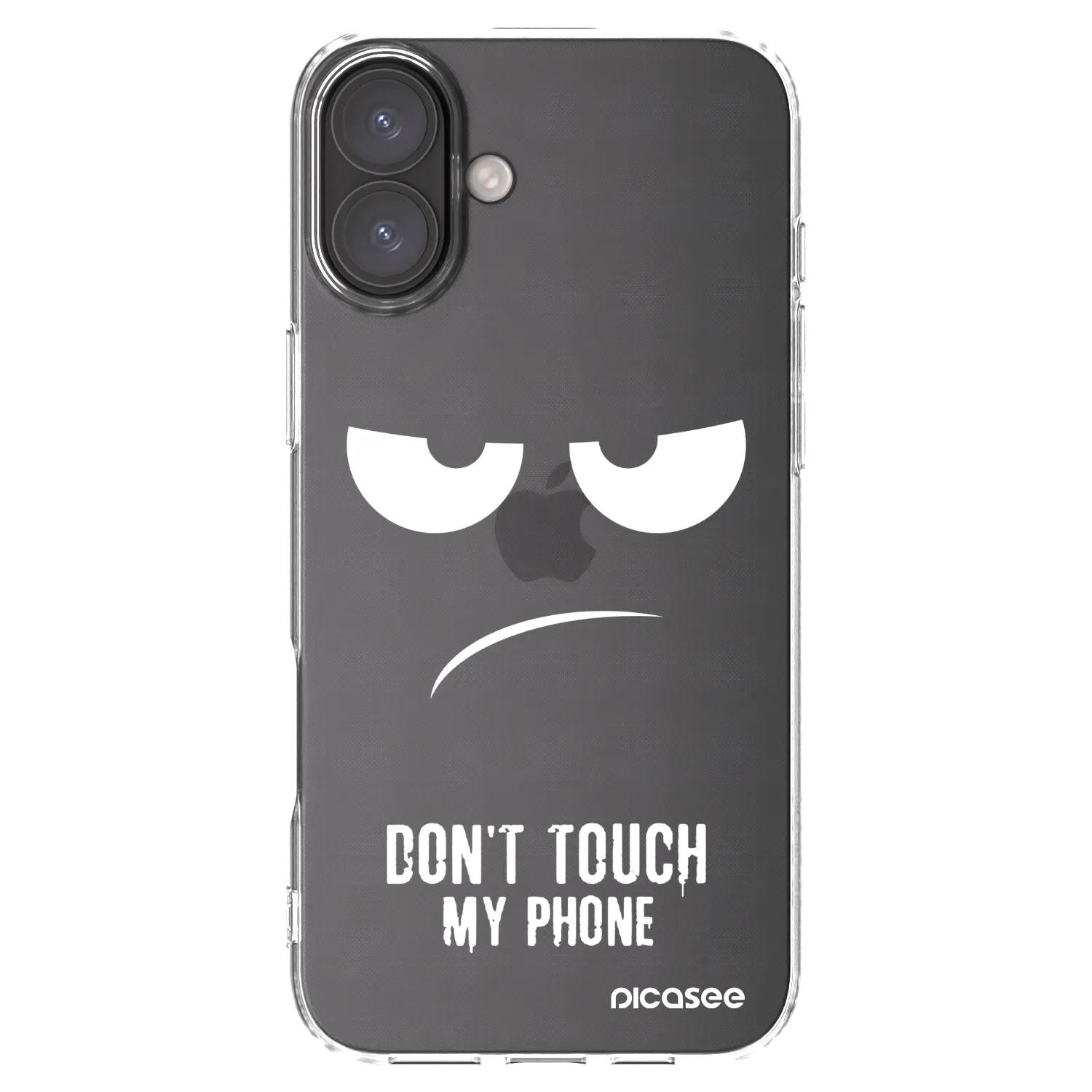 Picasee husă transparentă din silicon pentru Apple iPhone 16 Plus - Don't Touch My Phone