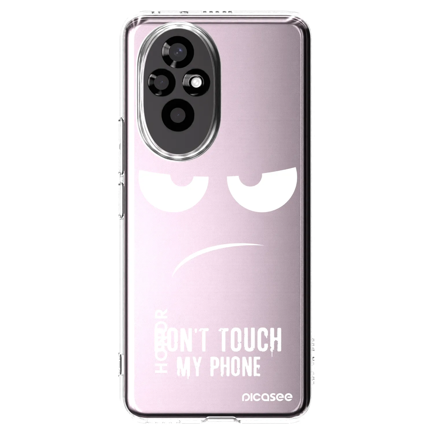 Picasee husă transparentă din silicon pentru Honor 200 Pro 5G - Don't Touch My Phone