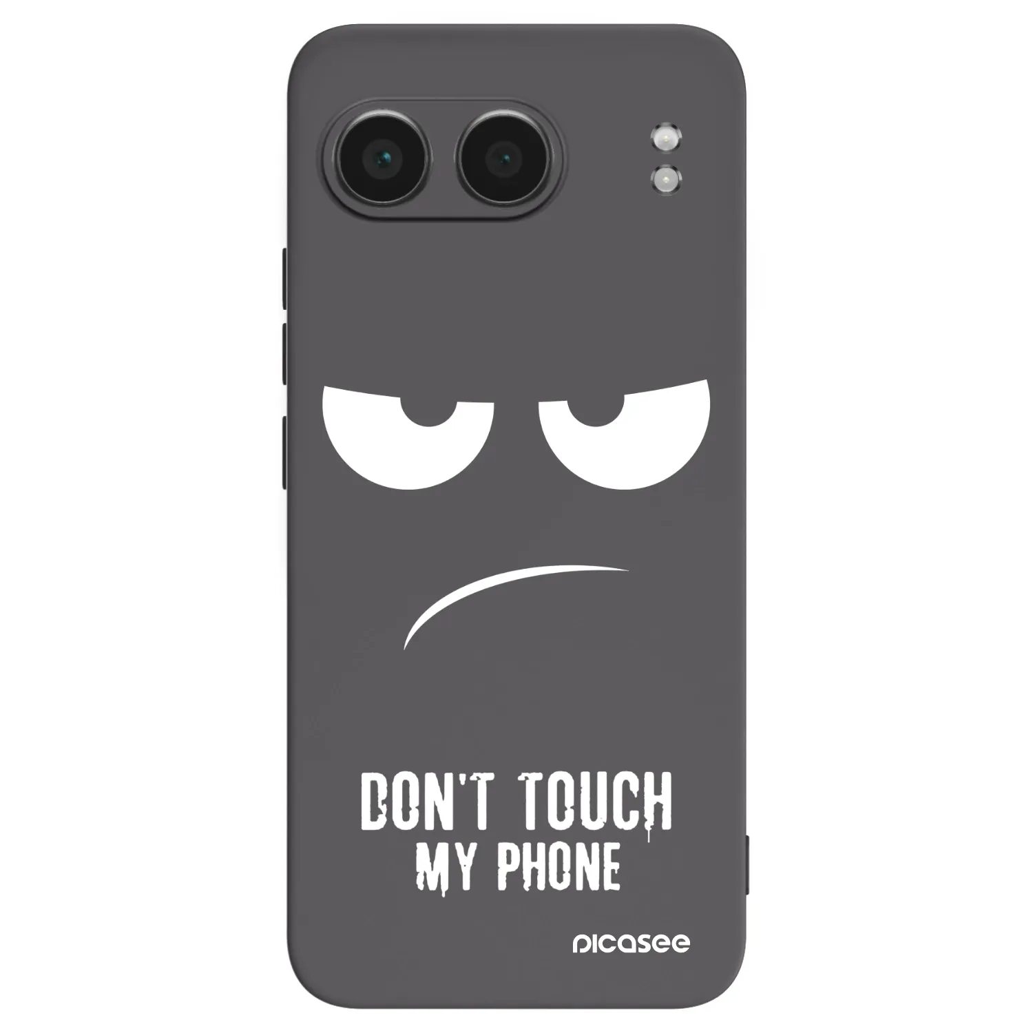 Picasee husă neagră din silicon pentru OnePlus Nord 4 - Don't Touch My Phone