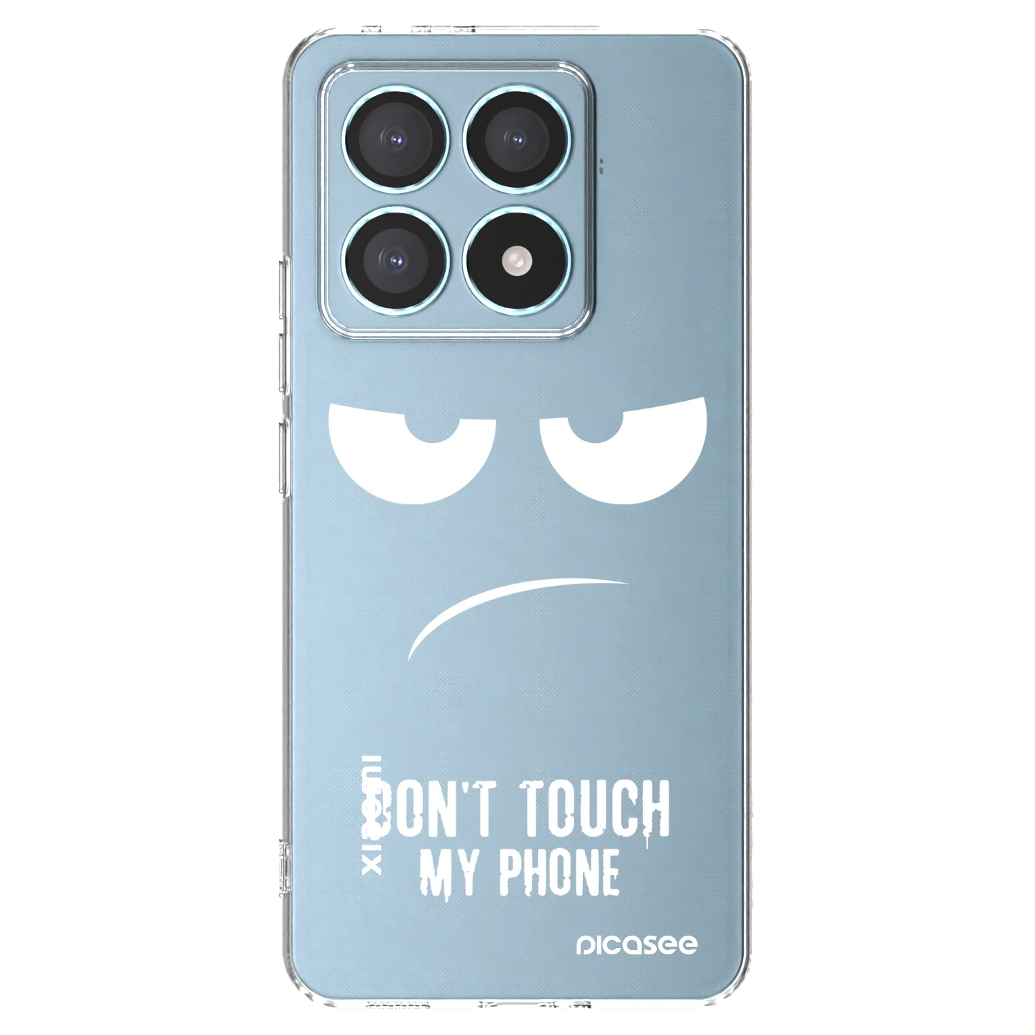 Picasee husă transparentă din silicon pentru Xiaomi 14T Pro - Don't Touch My Phone