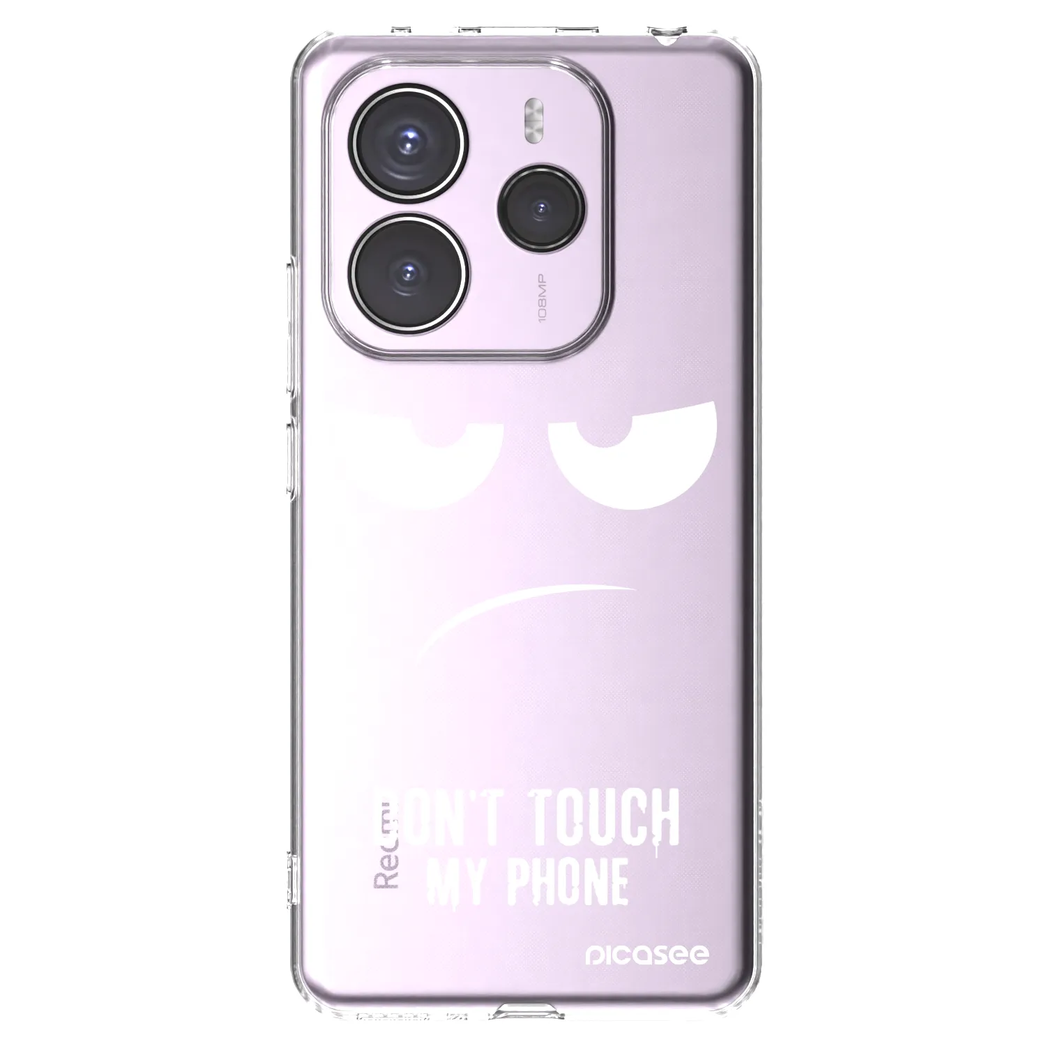 Picasee husă transparentă din silicon pentru Xiaomi Redmi Note 14 5G - Don't Touch My Phone