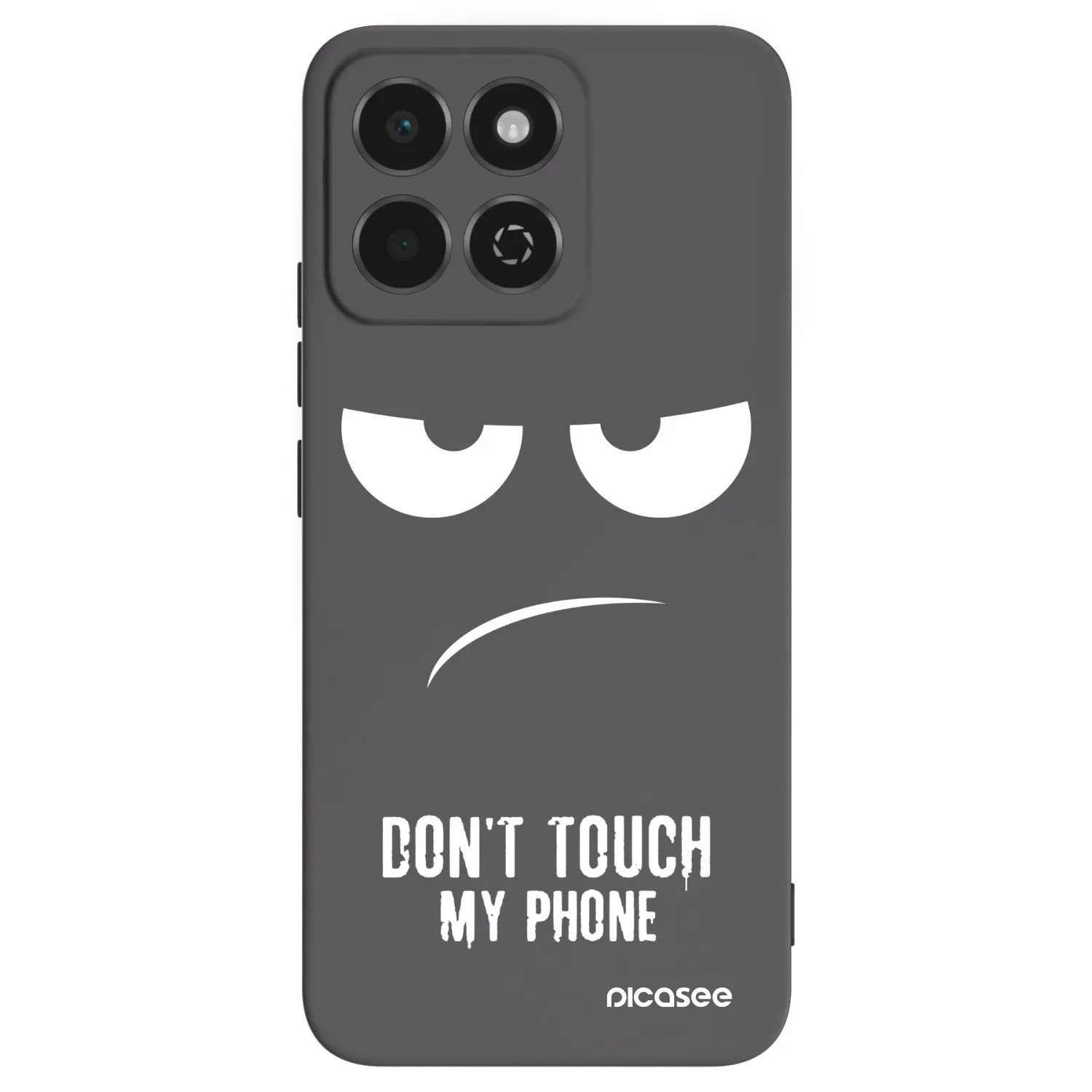 Picasee husă neagră din silicon pentru Honor 200 Smart 5G - Don't Touch My Phone