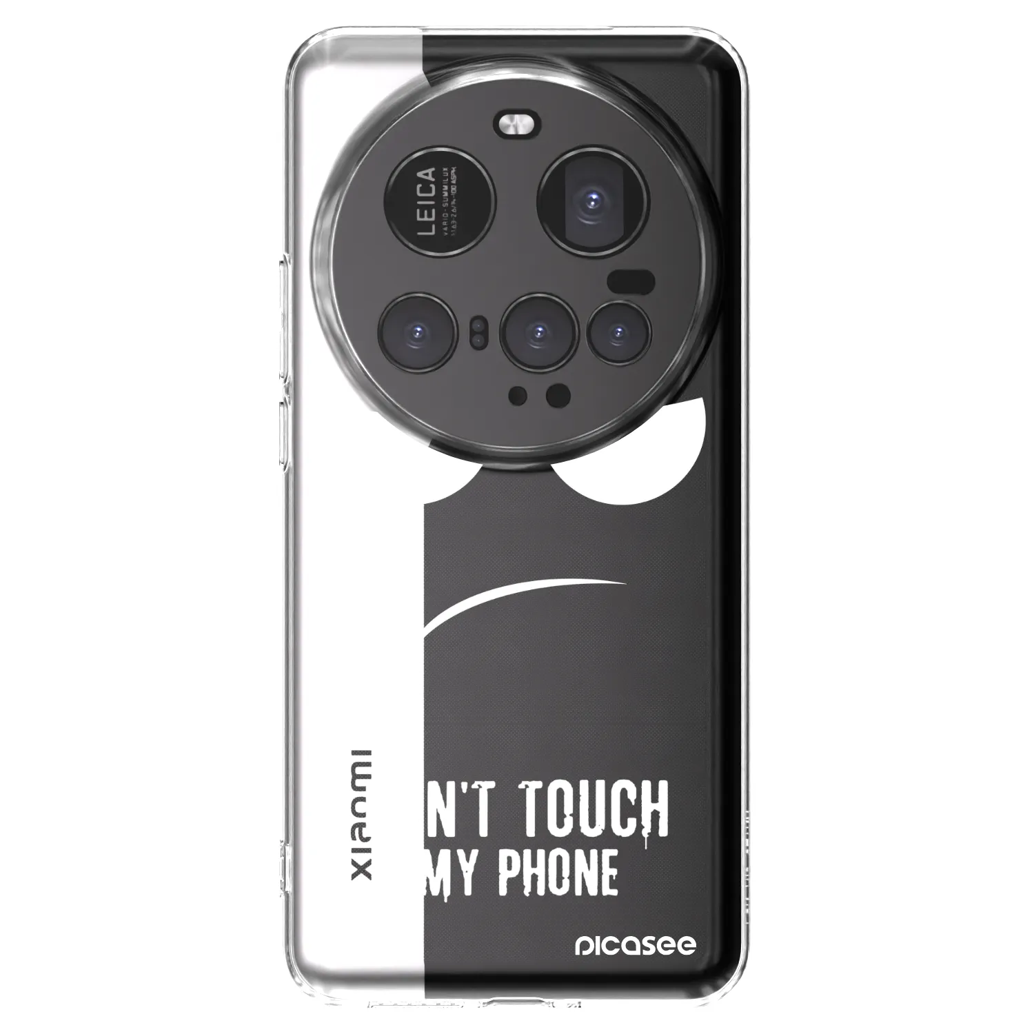 Picasee husă transparentă din silicon pentru Xiaomi 15 Ultra - Don't Touch My Phone