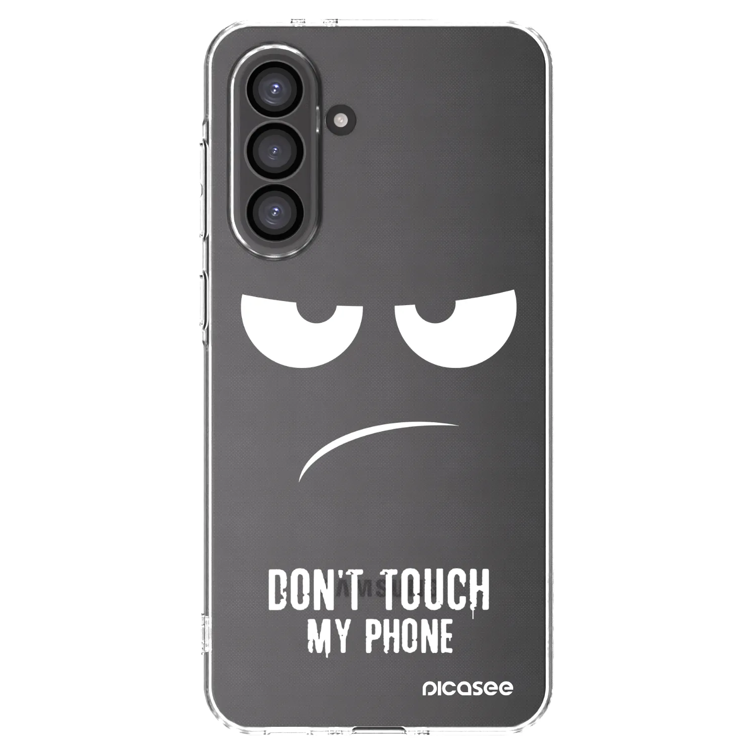 Picasee husă transparentă din silicon pentru Samsung Galaxy A36 5G - Don't Touch My Phone