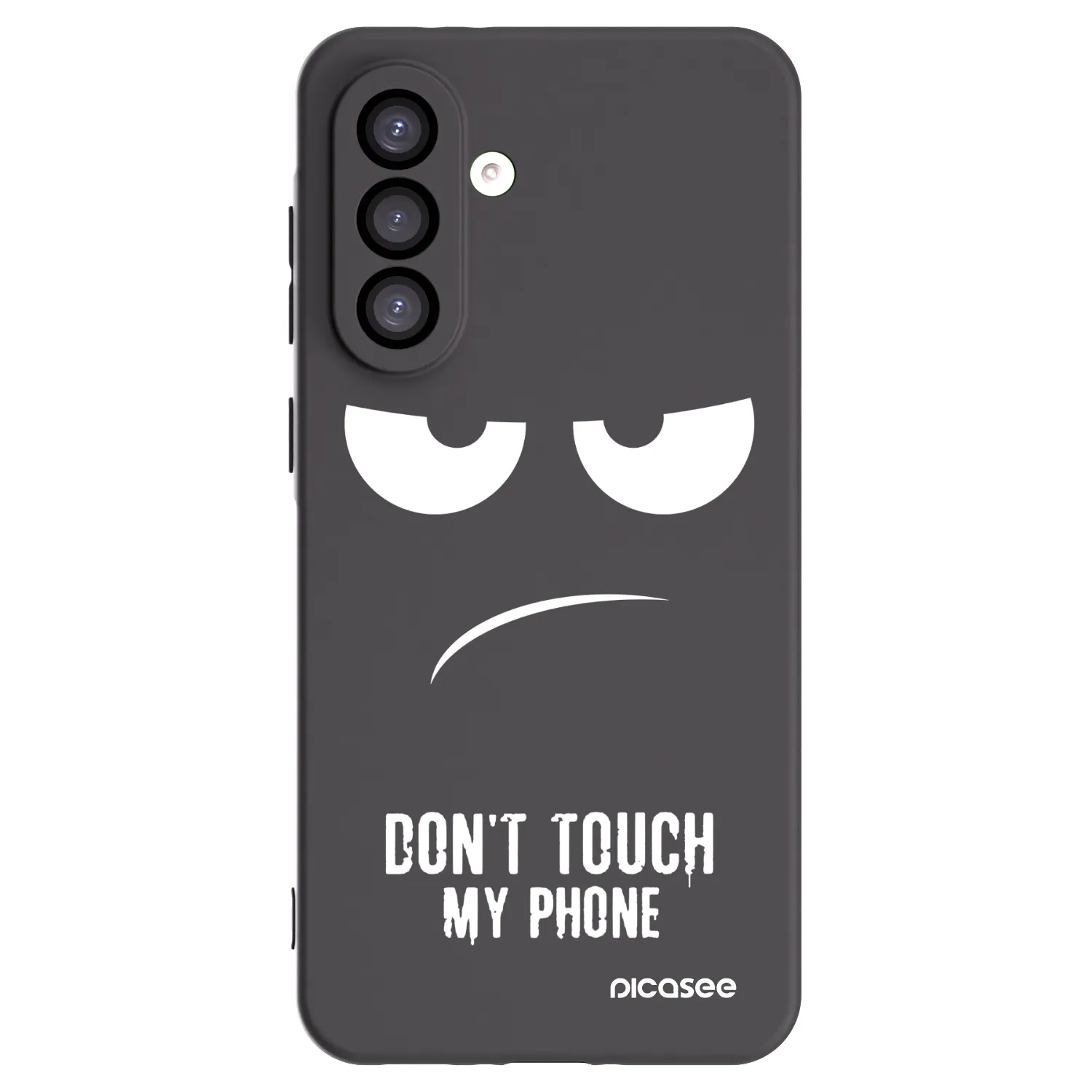 Picasee husă neagră din silicon pentru Samsung Galaxy A26 5G A266B - Don't Touch My Phone