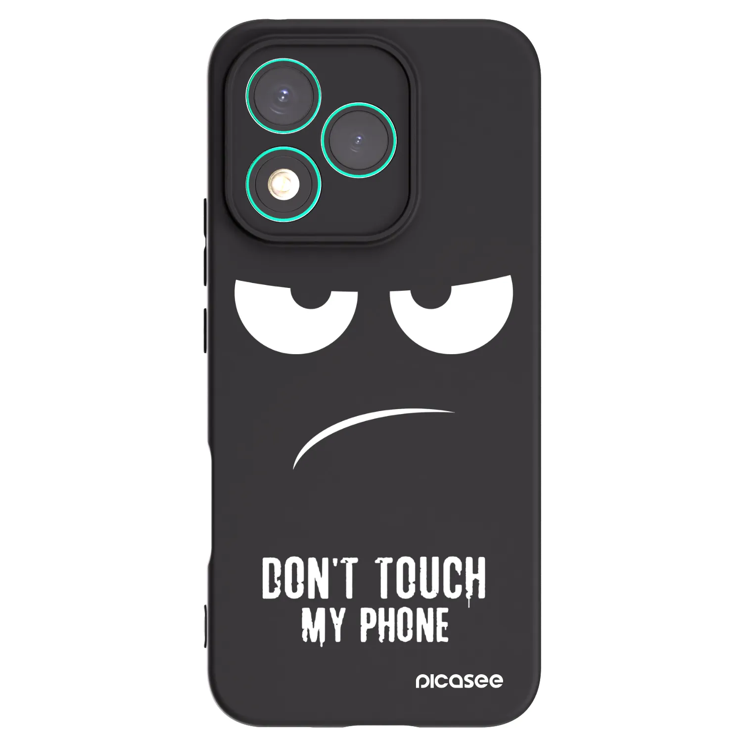 Picasee husă neagră din silicon pentru Honor 400 Lite 5G - Don't Touch My Phone
