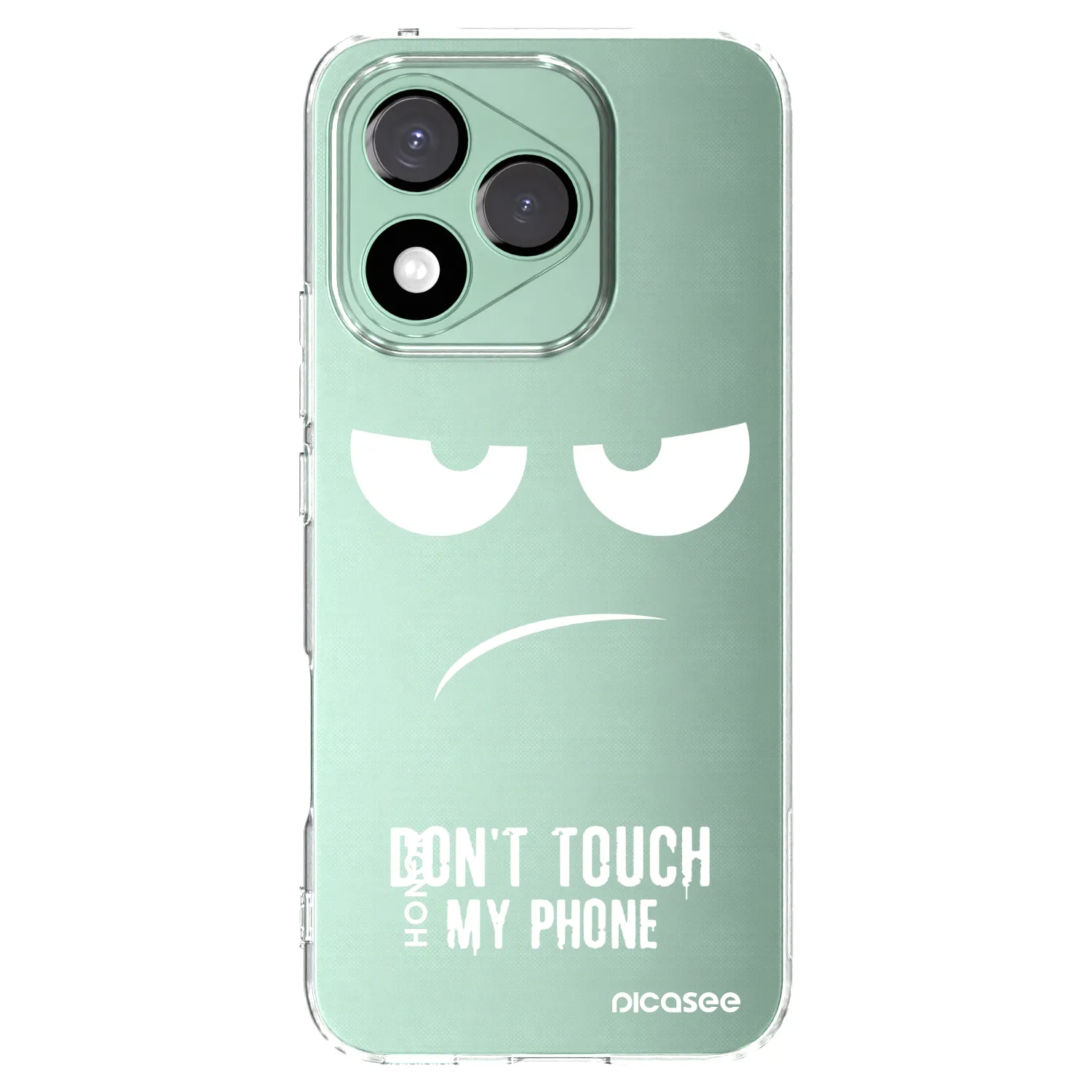 Picasee husă transparentă din silicon pentru Honor 400 Lite 5G - Don't Touch My Phone