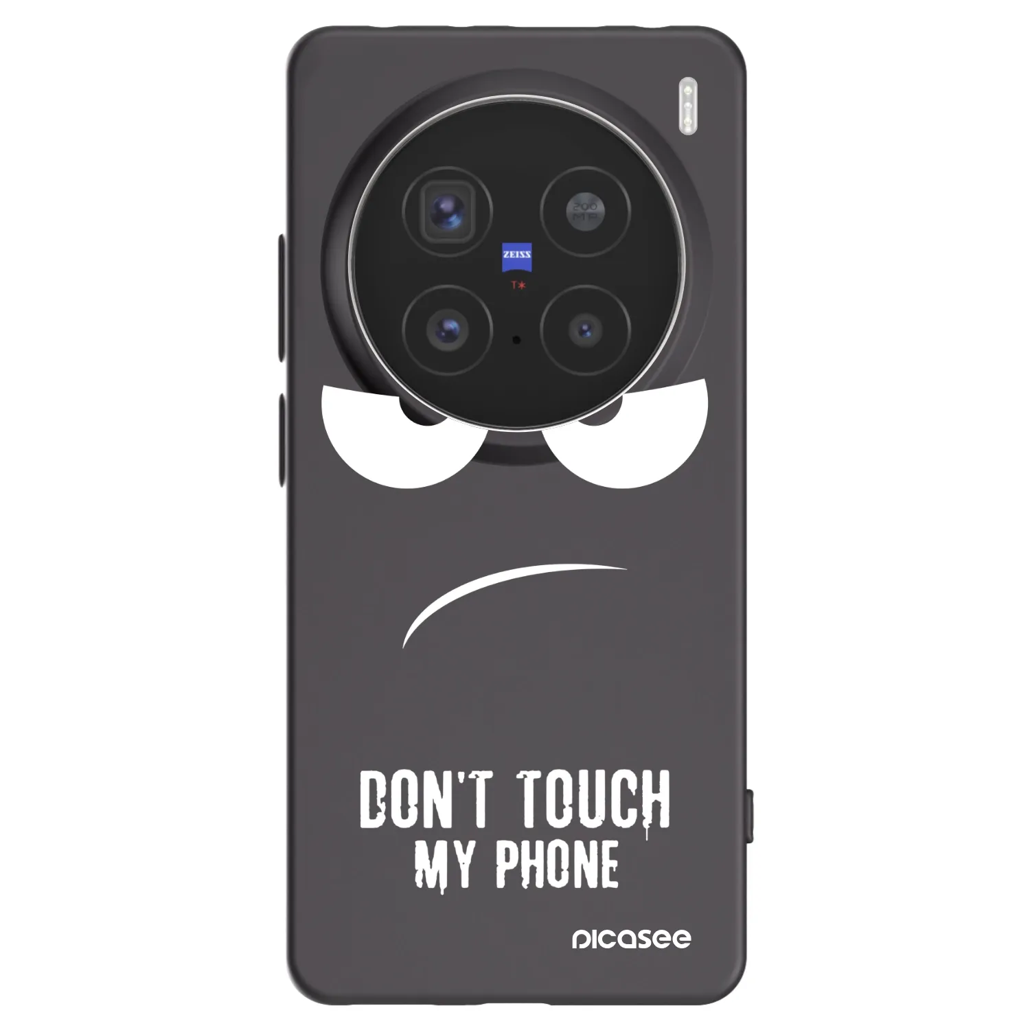 Picasee husă neagră din silicon pentru Vivo X200 Pro - Don't Touch My Phone