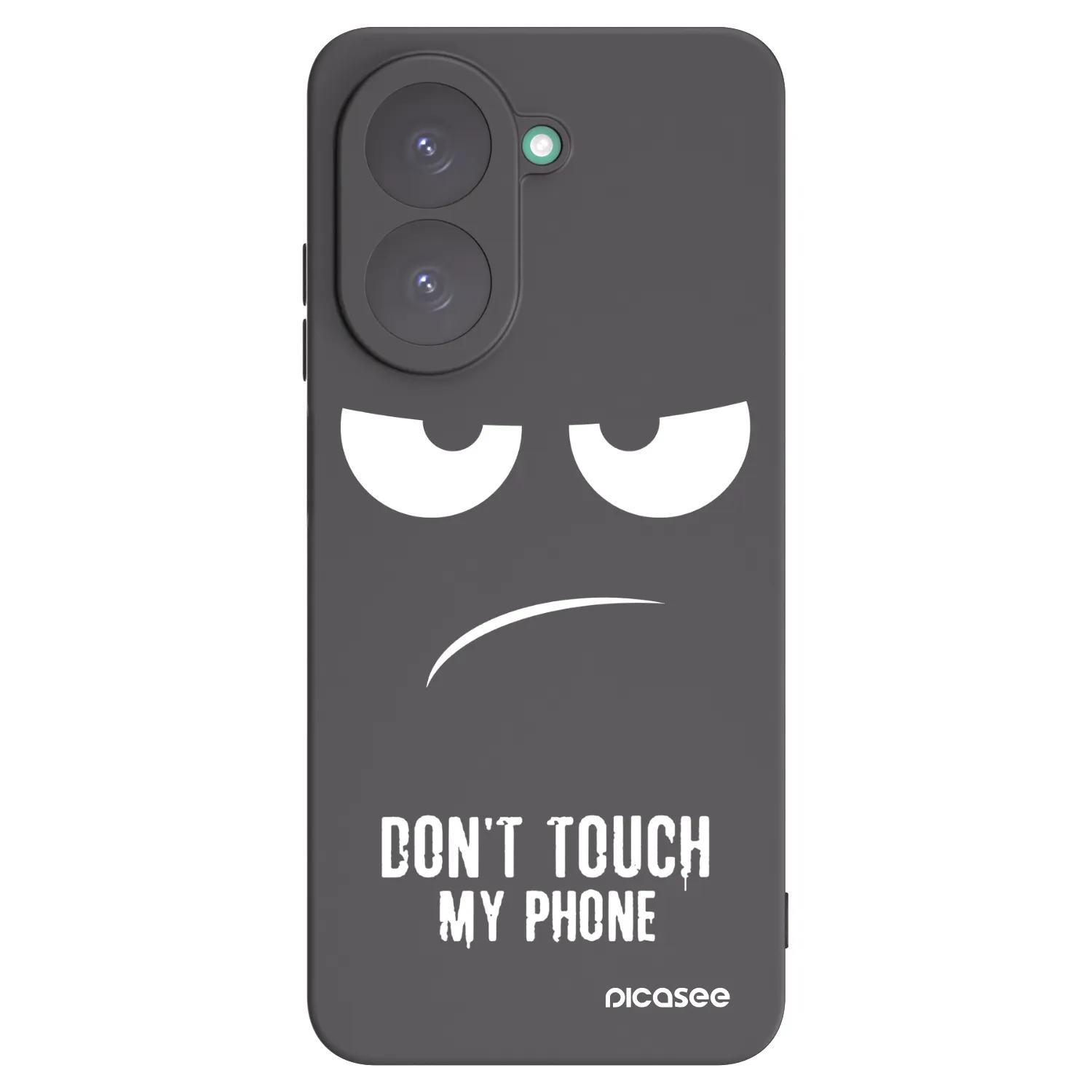 Picasee husă neagră din silicon pentru Xiaomi Redmi A5 - Don't Touch My Phone