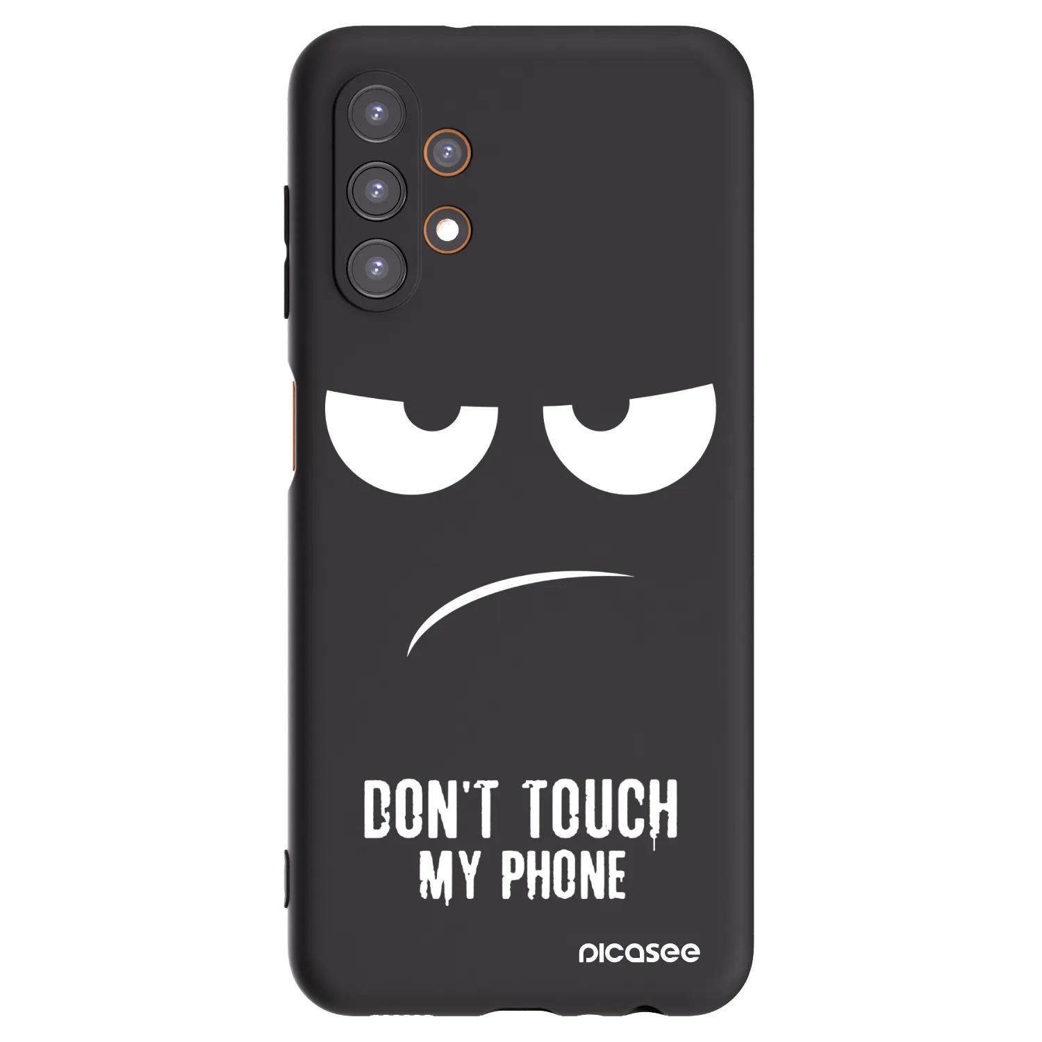 Picasee husă neagră din silicon pentru Samsung Galaxy A13 5G - Don't Touch My Phone