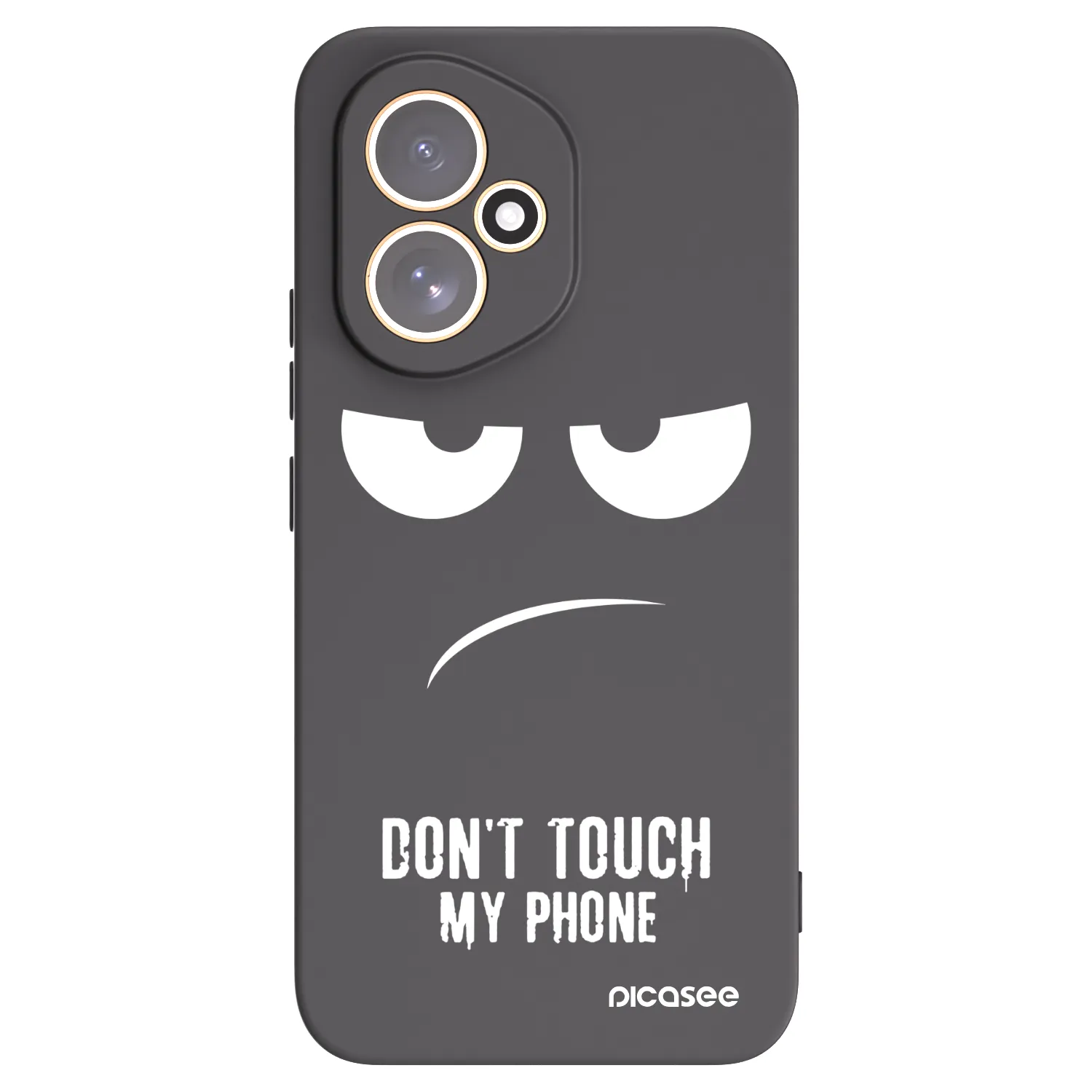 Picasee husă neagră din silicon pentru Honor 400 5G - Don't Touch My Phone