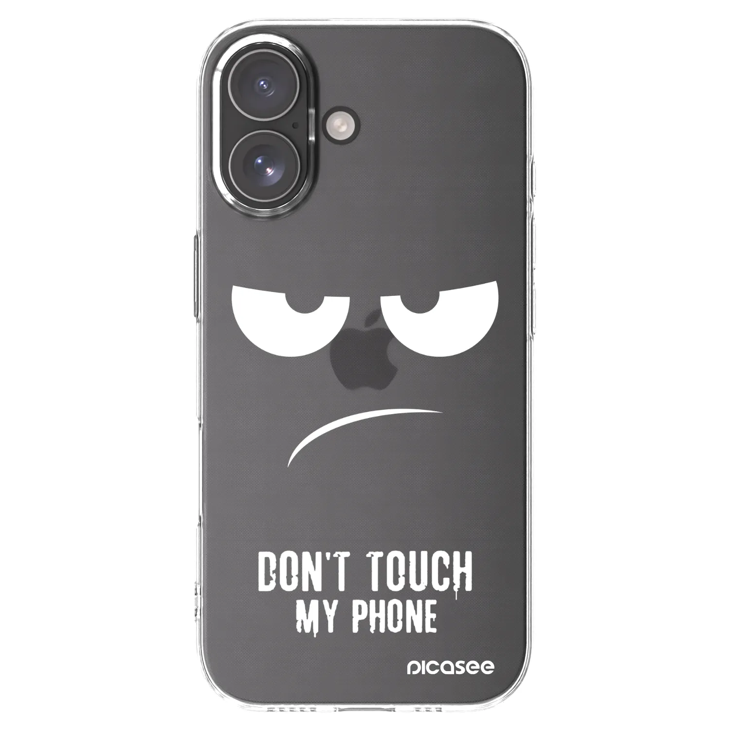 Picasee husă transparentă din silicon pentru Apple iPhone 17 - Don't Touch My Phone