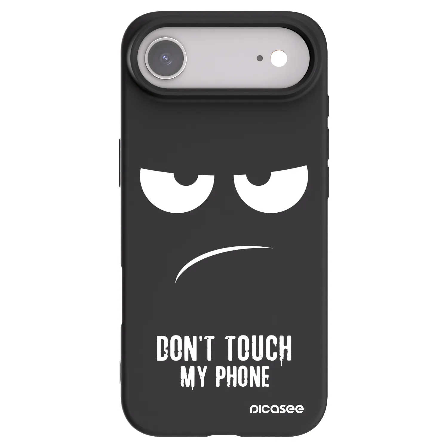Picasee husă neagră din silicon pentru Apple iPhone Air - Don't Touch My Phone