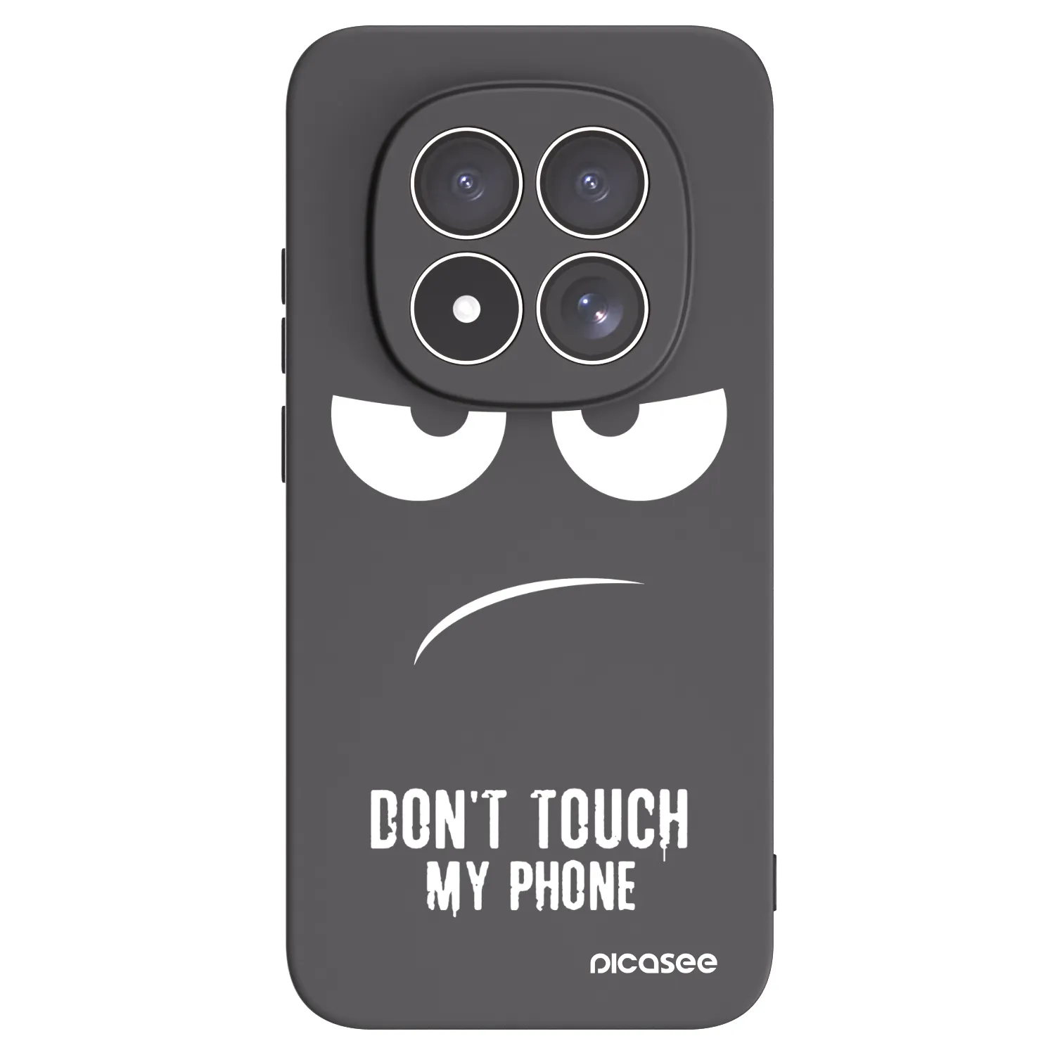 Picasee husă neagră din silicon pentru Xiaomi Redmi Note 15 Pro 4G - Don't Touch My Phone