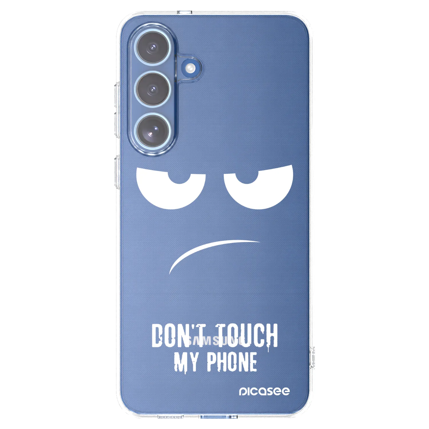 Picasee husă transparentă din silicon pentru Samsung Galaxy S25 FE 5G - Don't Touch My Phone
