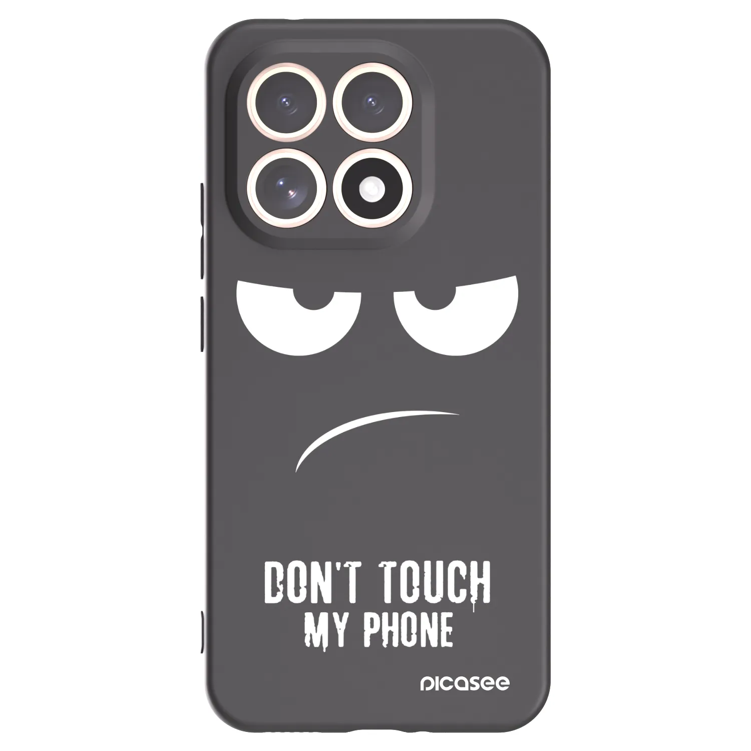 Picasee husă neagră din silicon pentru Xiaomi 15T - Don't Touch My Phone