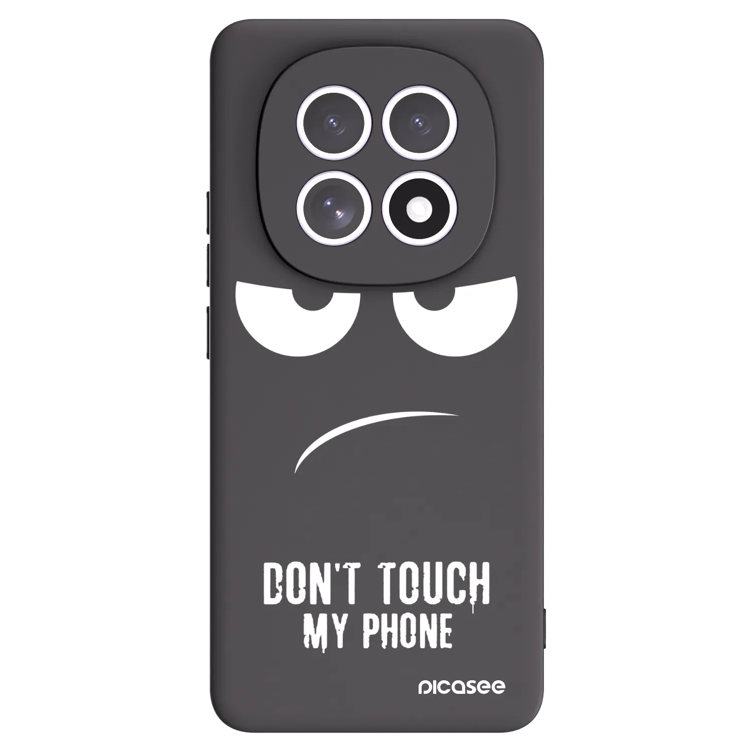 Picasee husă neagră din silicon pentru Xiaomi Redmi Note 15 - Don't Touch My Phone