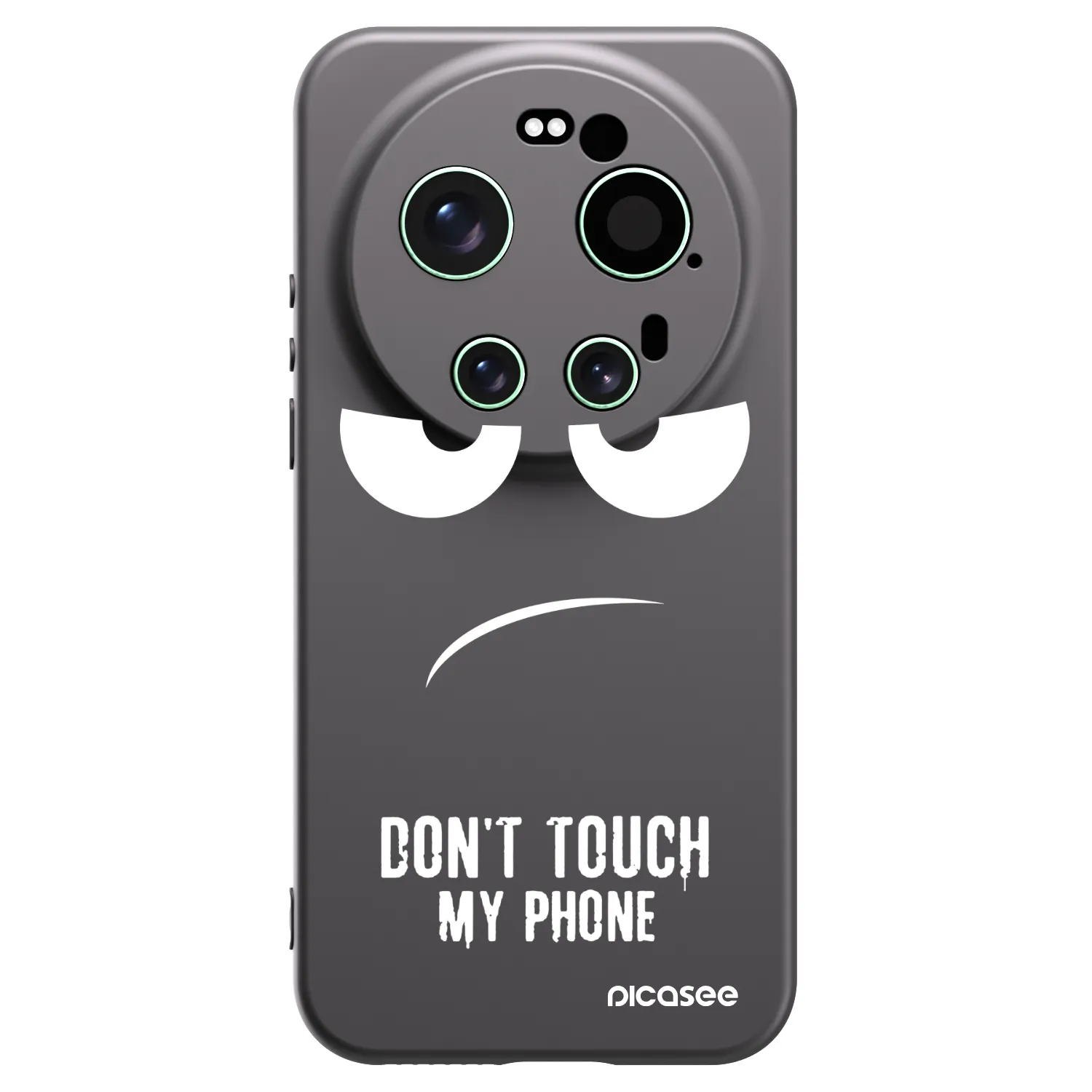 Picasee husă neagră din silicon pentru Xiaomi 17 Ultra - Don't Touch My Phone