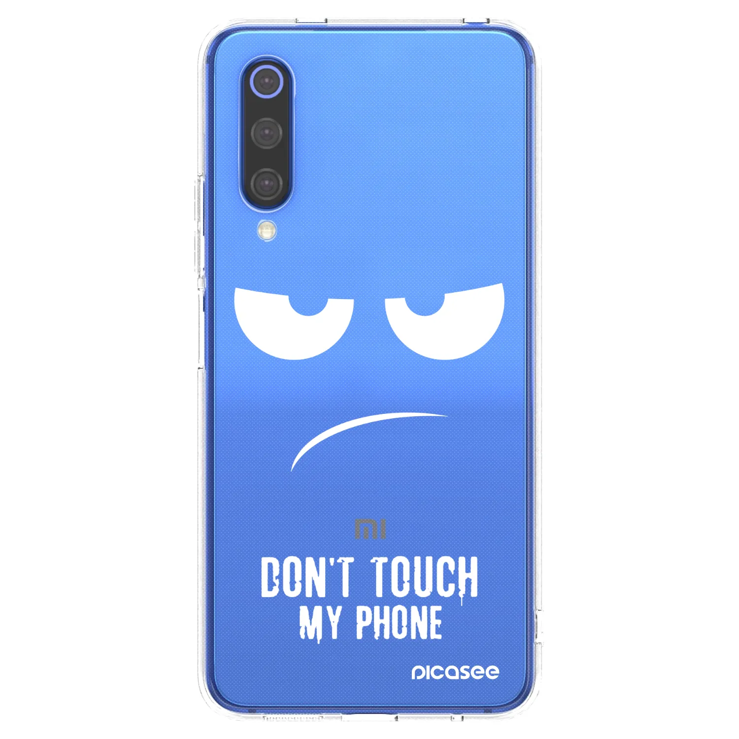 Picasee husă transparentă din silicon pentru Xiaomi Mi 9 SE - Don't Touch My Phone