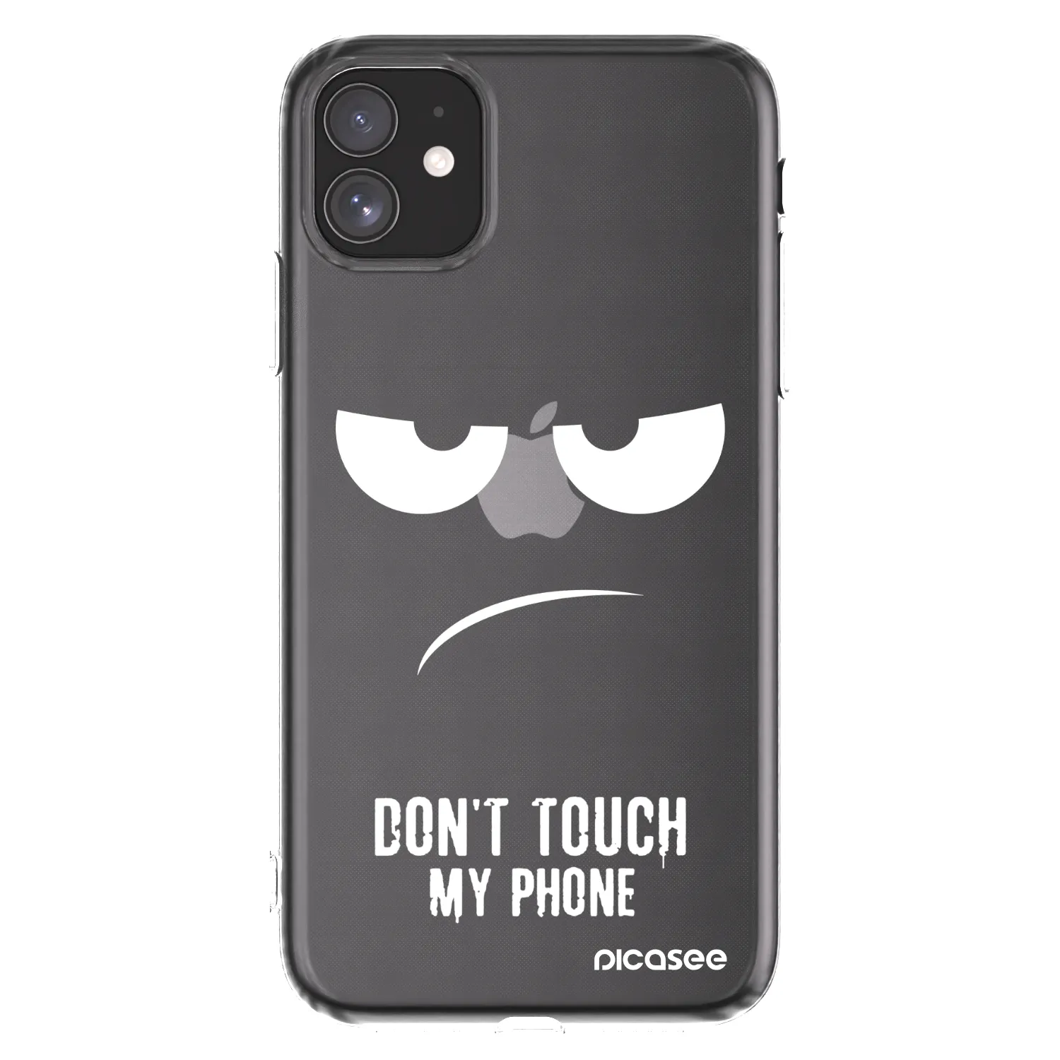 Picasee husă transparentă din silicon pentru Apple iPhone 11 - Don't Touch My Phone