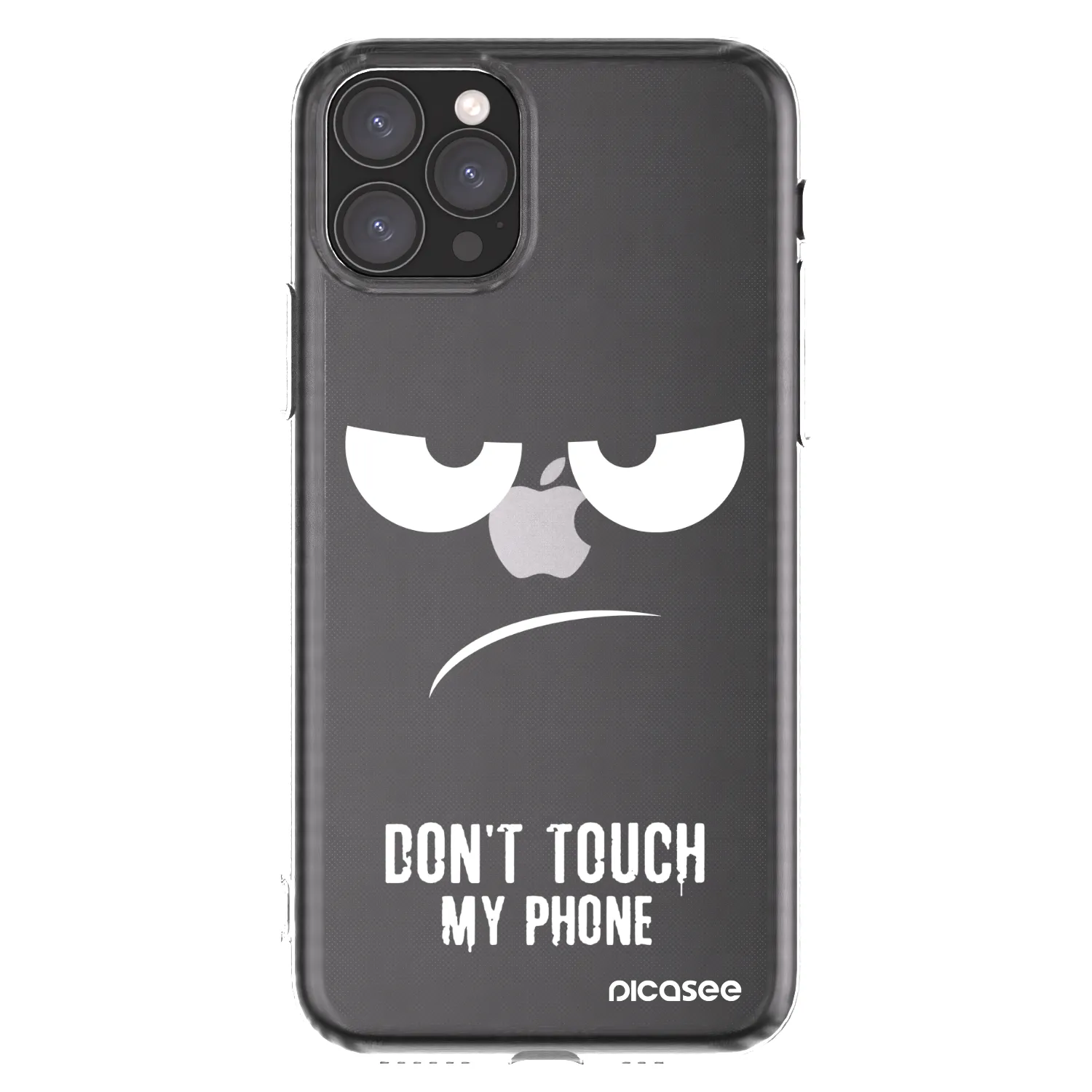 Picasee husă transparentă din silicon pentru Apple iPhone 11 Pro - Don't Touch My Phone