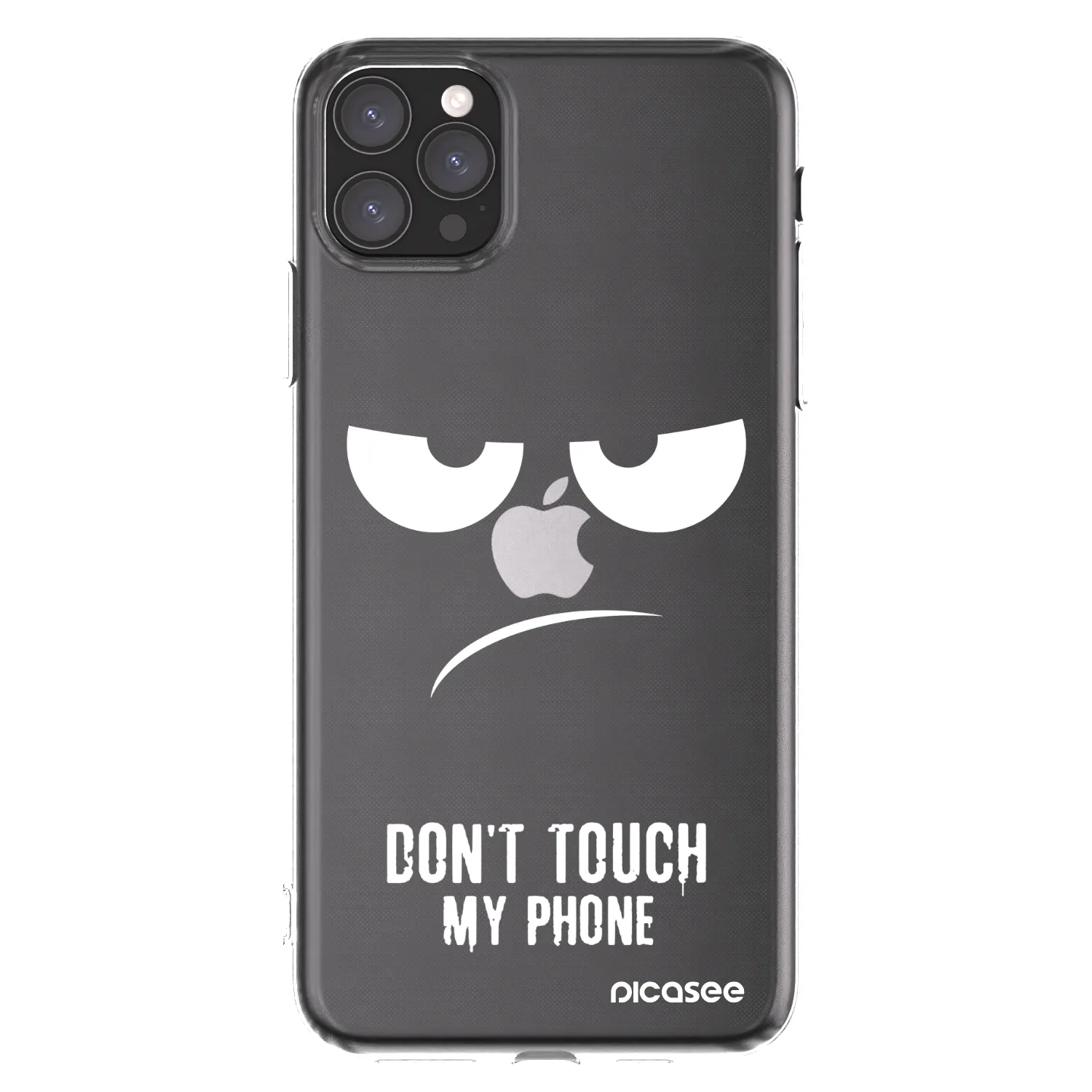Picasee husă transparentă din silicon pentru Apple iPhone 11 Pro Max - Don't Touch My Phone