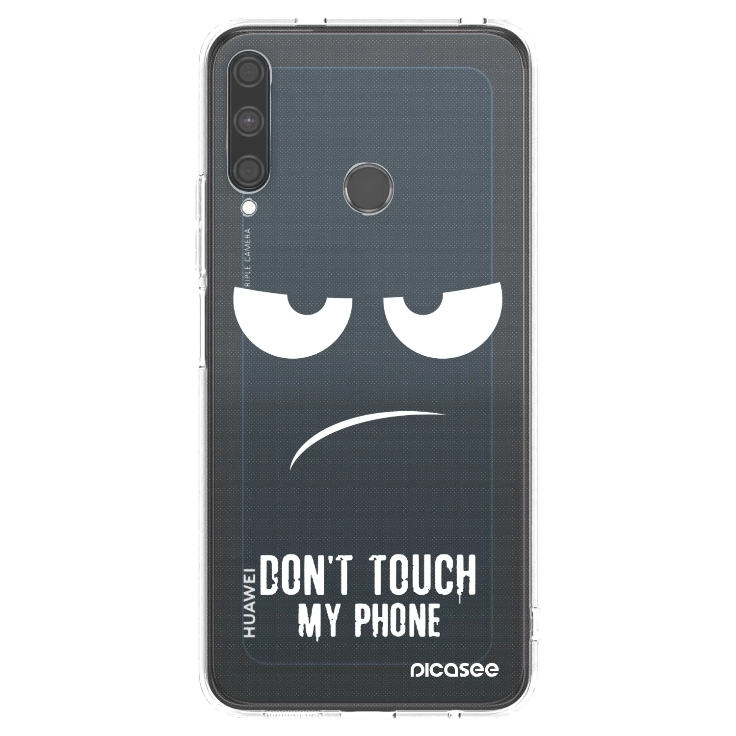 Picasee husă transparentă din silicon pentru Huawei P40 Lite E - Don't Touch My Phone