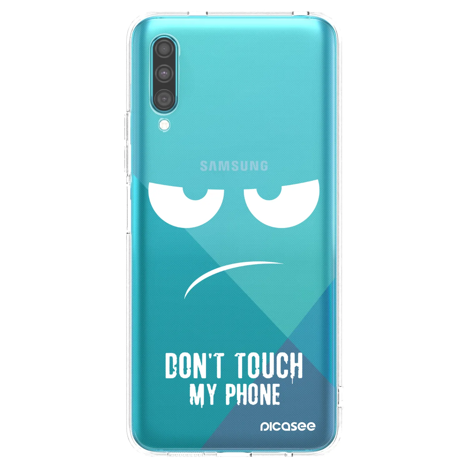 Picasee husă transparentă din silicon pentru Samsung Galaxy A30s A307F - Don't Touch My Phone