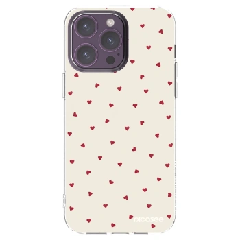 Picasee husă transparentă din silicon pentru Apple iPhone 14 Pro Max - Little Love
