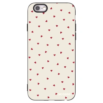 Picasee husă neagră din silicon pentru Apple iPhone 6/6S - Little Love