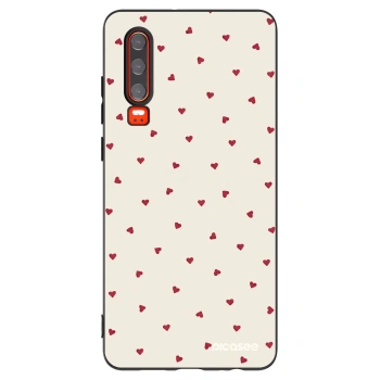 Picasee husă neagră din silicon pentru Huawei P30 - Little Love