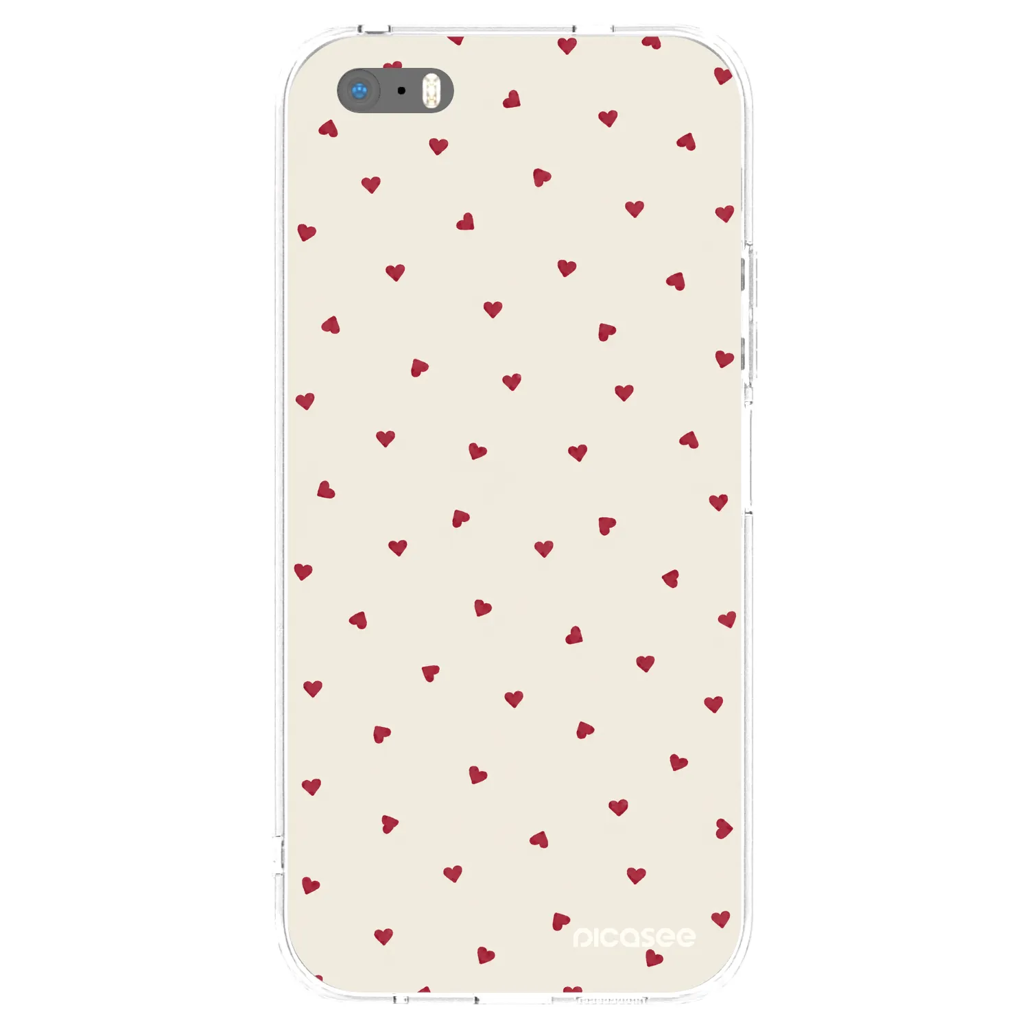 Picasee husă transparentă din silicon pentru Apple iPhone 5/5S/SE - Little Love