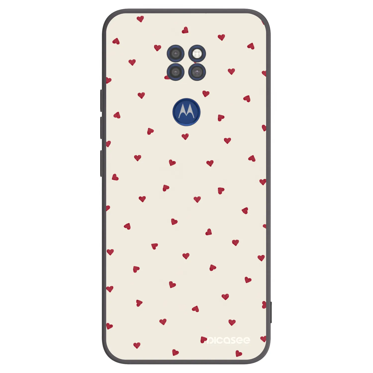 Picasee husă neagră din silicon pentru Motorola Moto G9 Play - Little Love