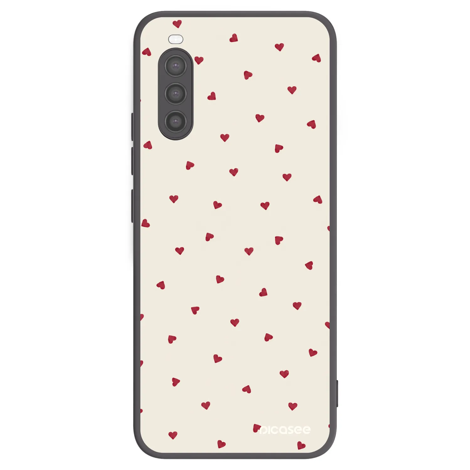 Picasee husă neagră din silicon pentru Sony Xperia 10 II - Little Love