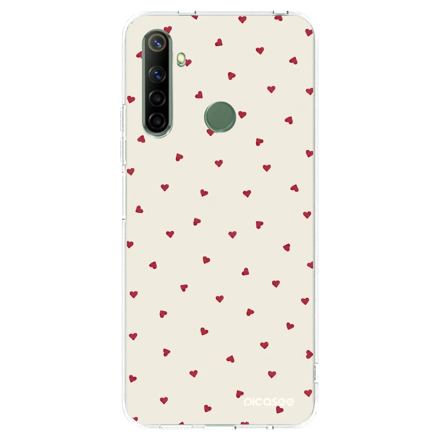 Picasee husă transparentă din silicon pentru Realme 6i - Little Love