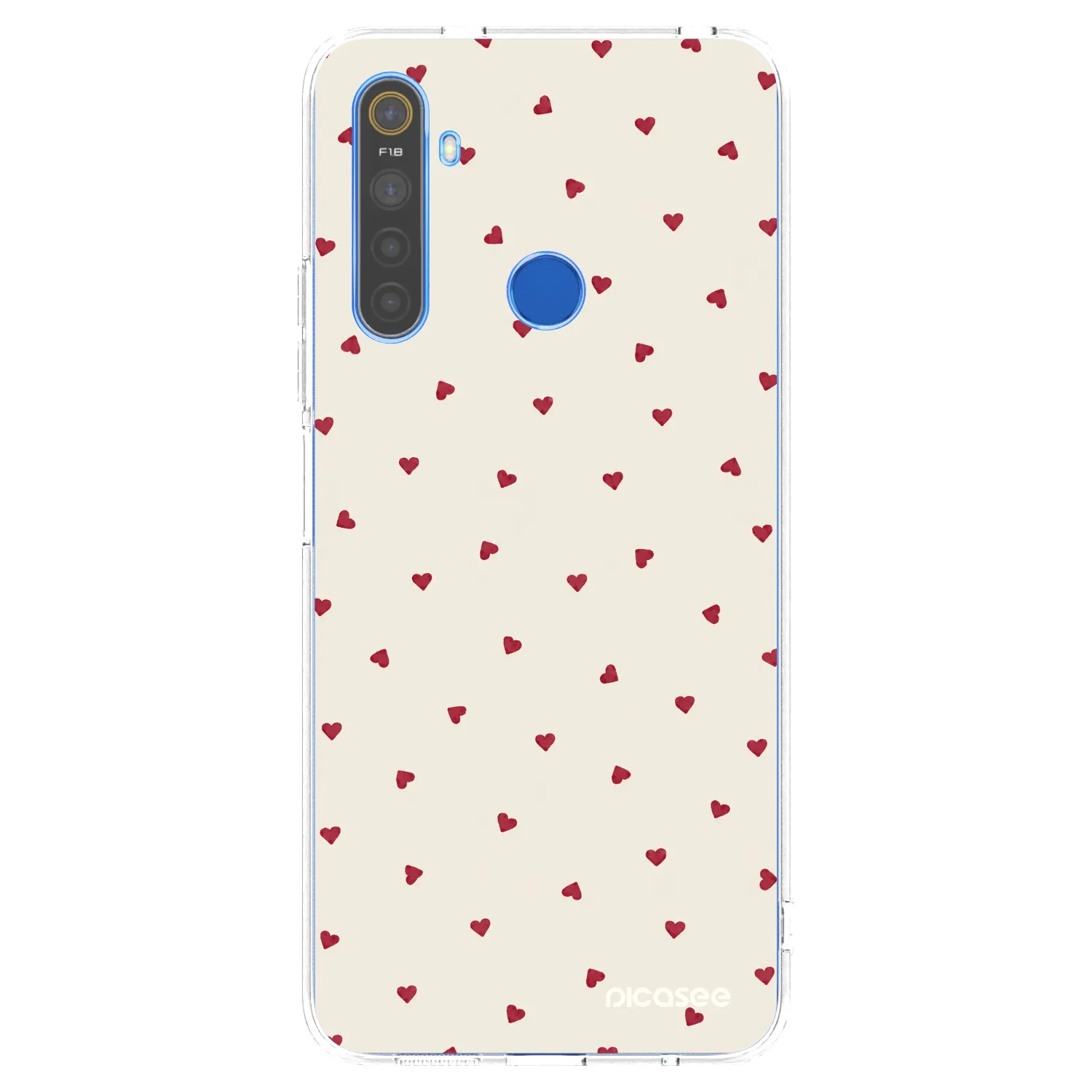 Picasee husă transparentă din silicon pentru Realme 5 - Little Love