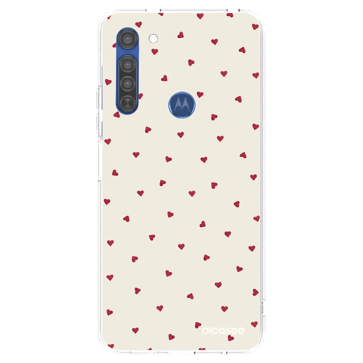 Picasee husă transparentă din silicon pentru Motorola Moto G8 - Little Love