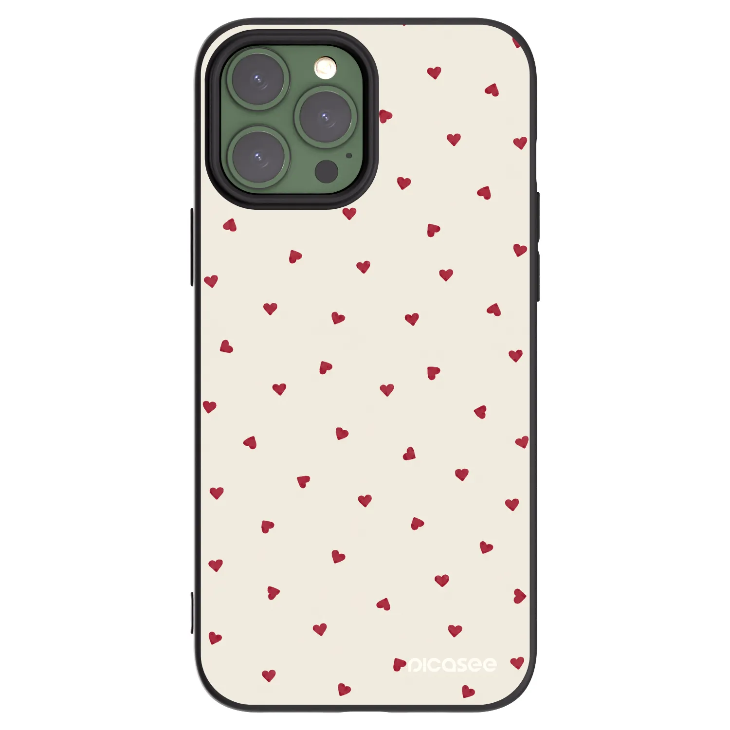 Picasee husă neagră din silicon pentru Apple iPhone 13 Pro Max - Little Love