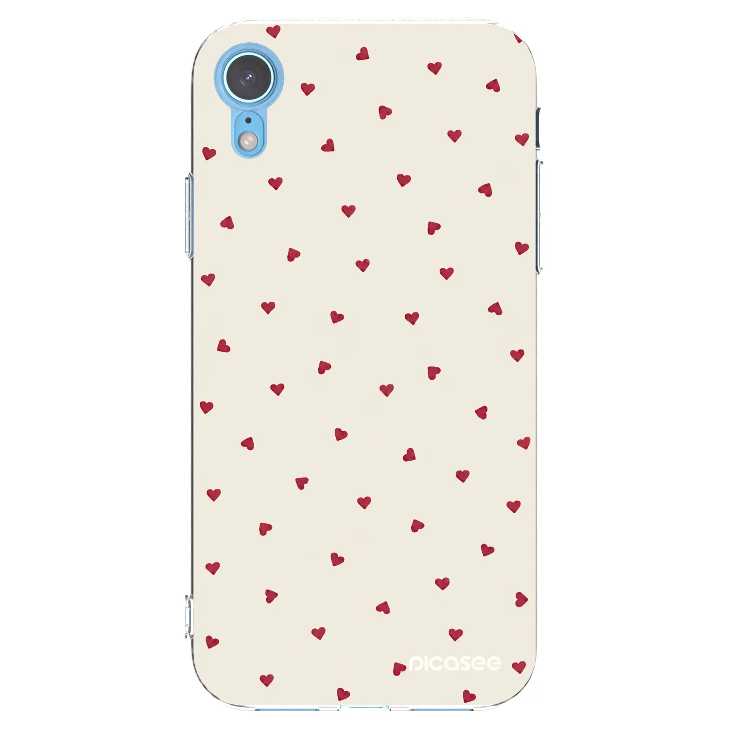 Picasee husă transparentă din silicon pentru Apple iPhone XR - Little Love