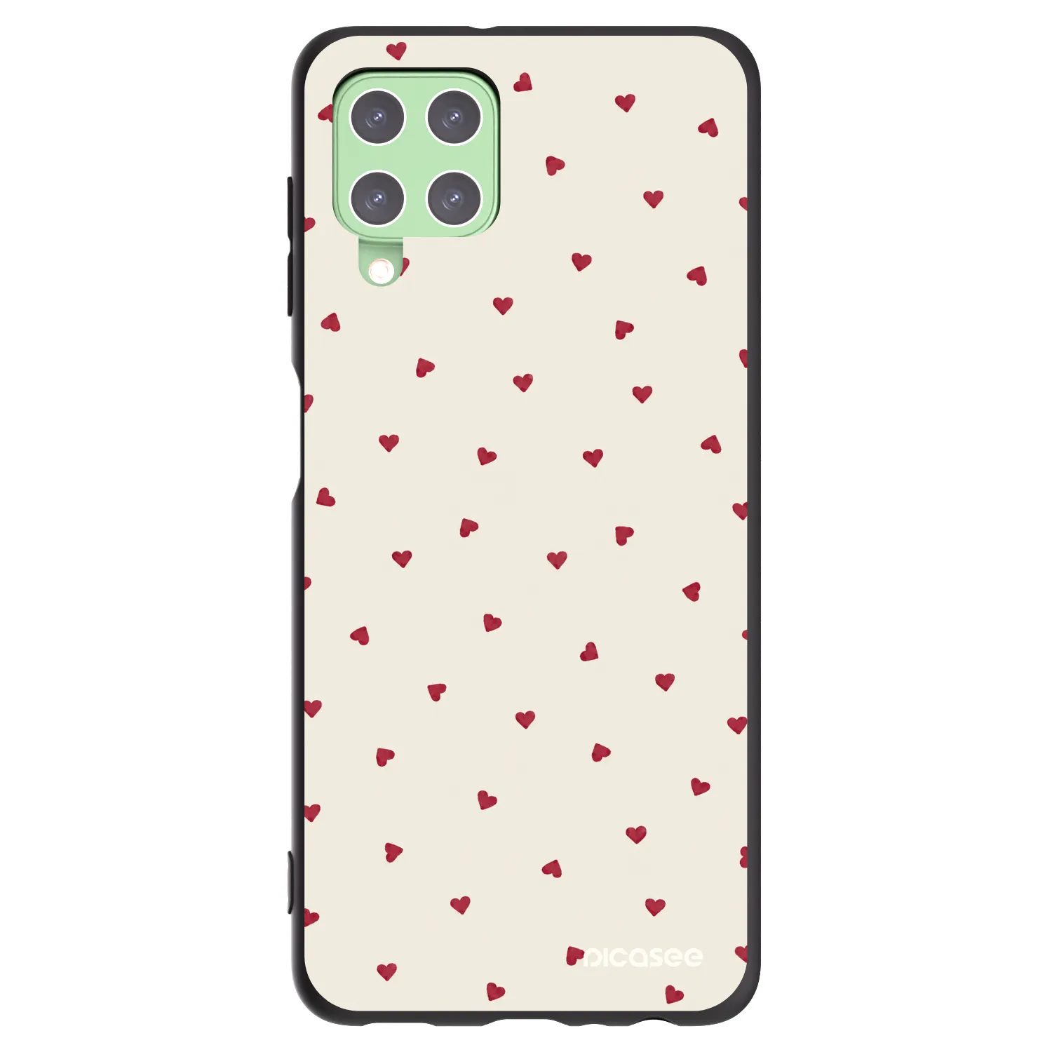 Picasee husă neagră din silicon pentru Samsung Galaxy A22 A225F 4G - Little Love
