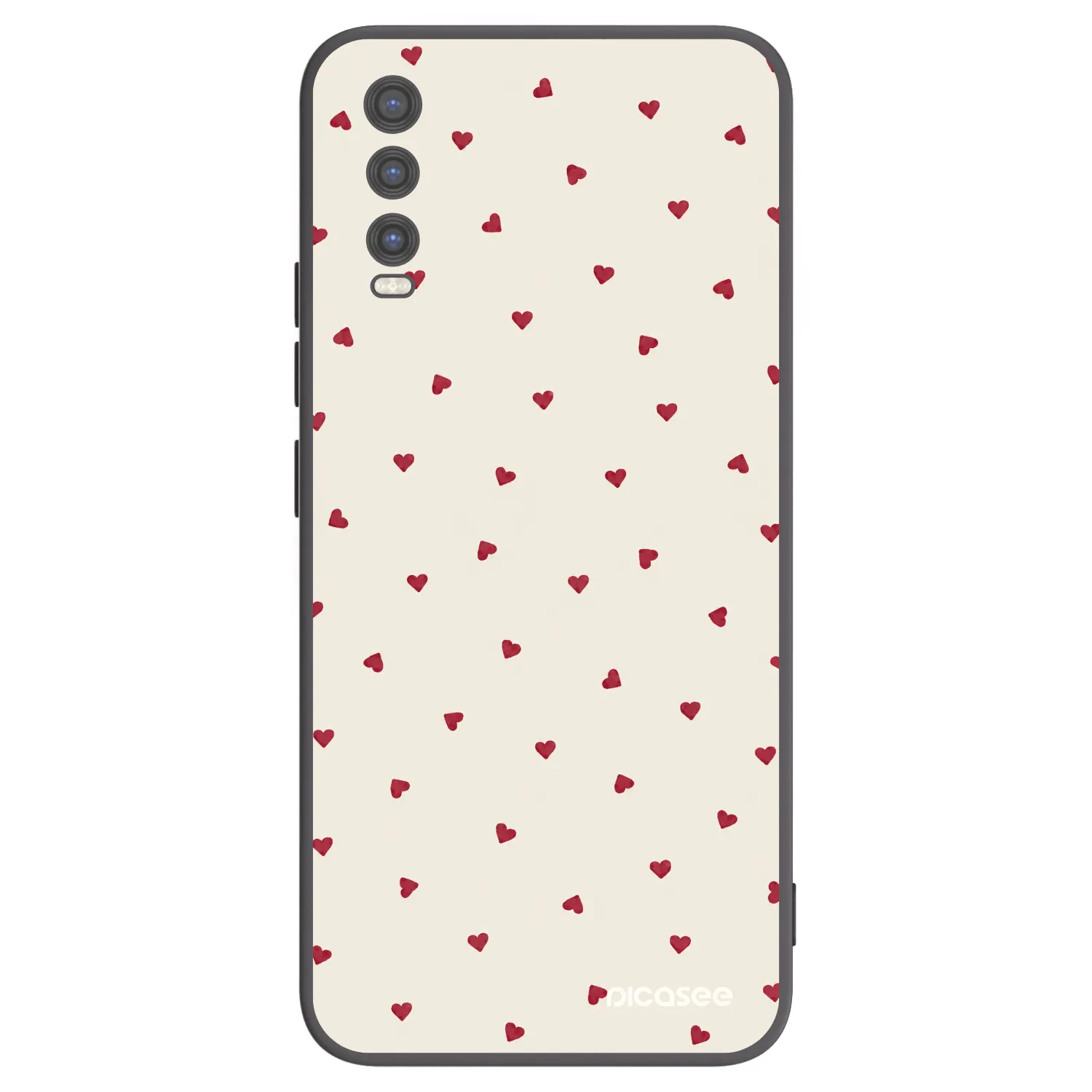 Picasee husă neagră din silicon pentru Vivo Y20s - Little Love